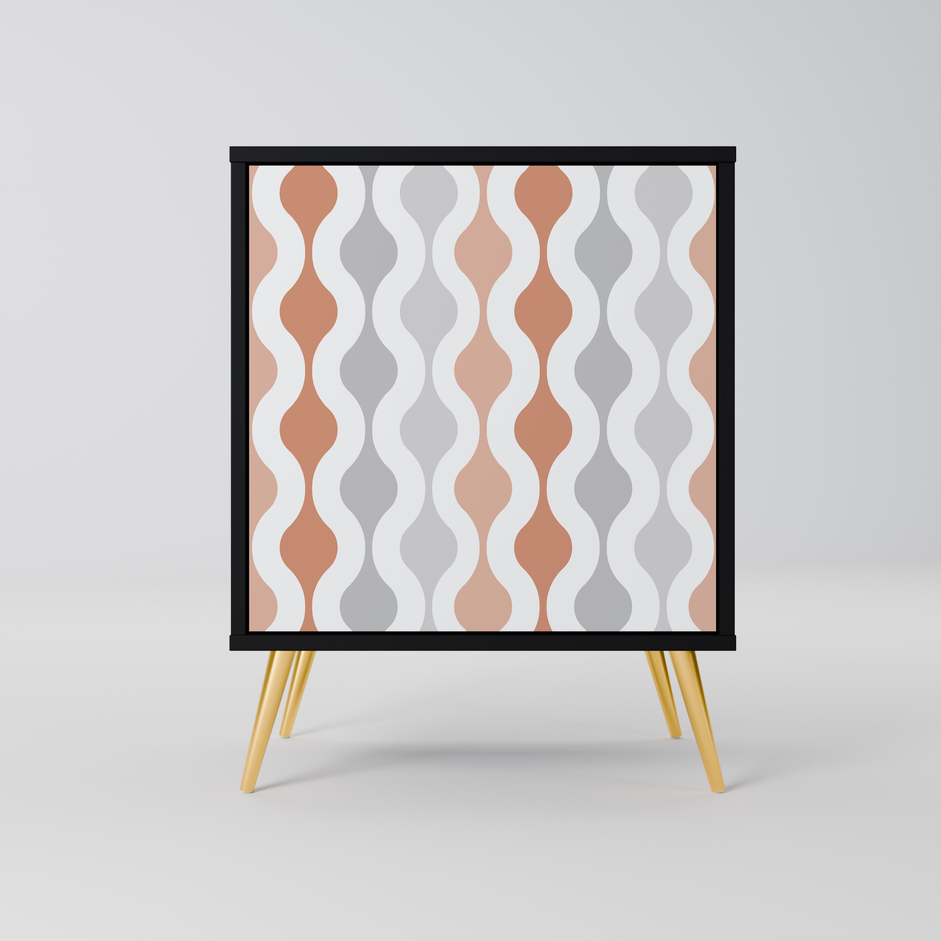 HAZY NOSTALGIA Sideboard mit 1 Tür in Schwarz