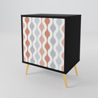 HAZY NOSTALGIA Sideboard mit 1 Tür in Schwarz