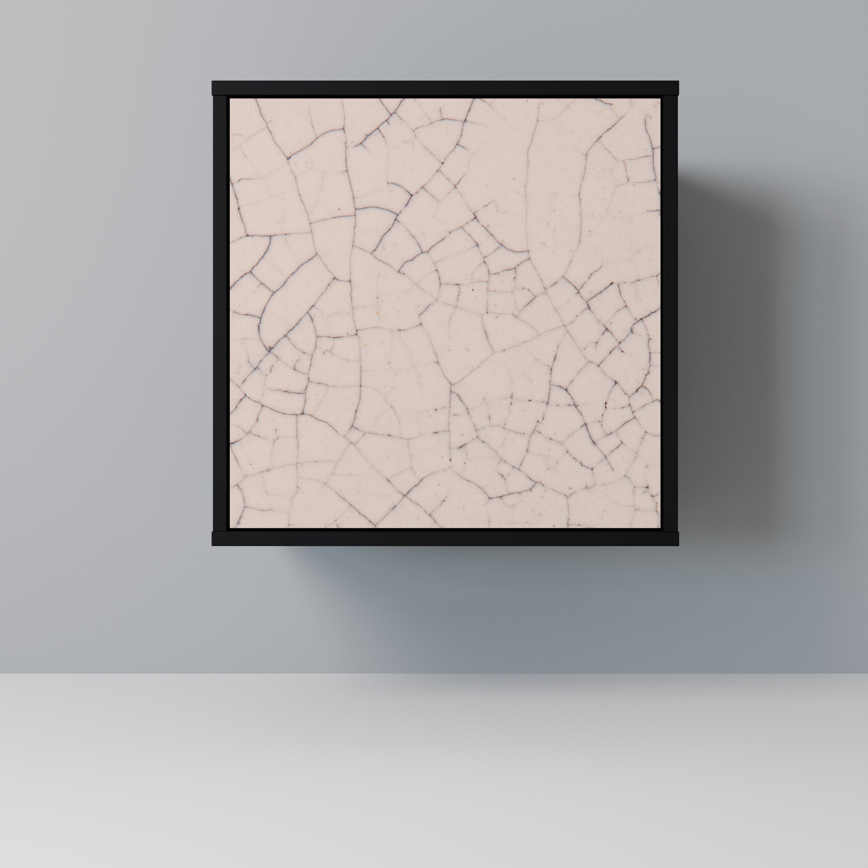 CERAMIC TEXTURE Sideboard mit 1 Tür in Schwarz