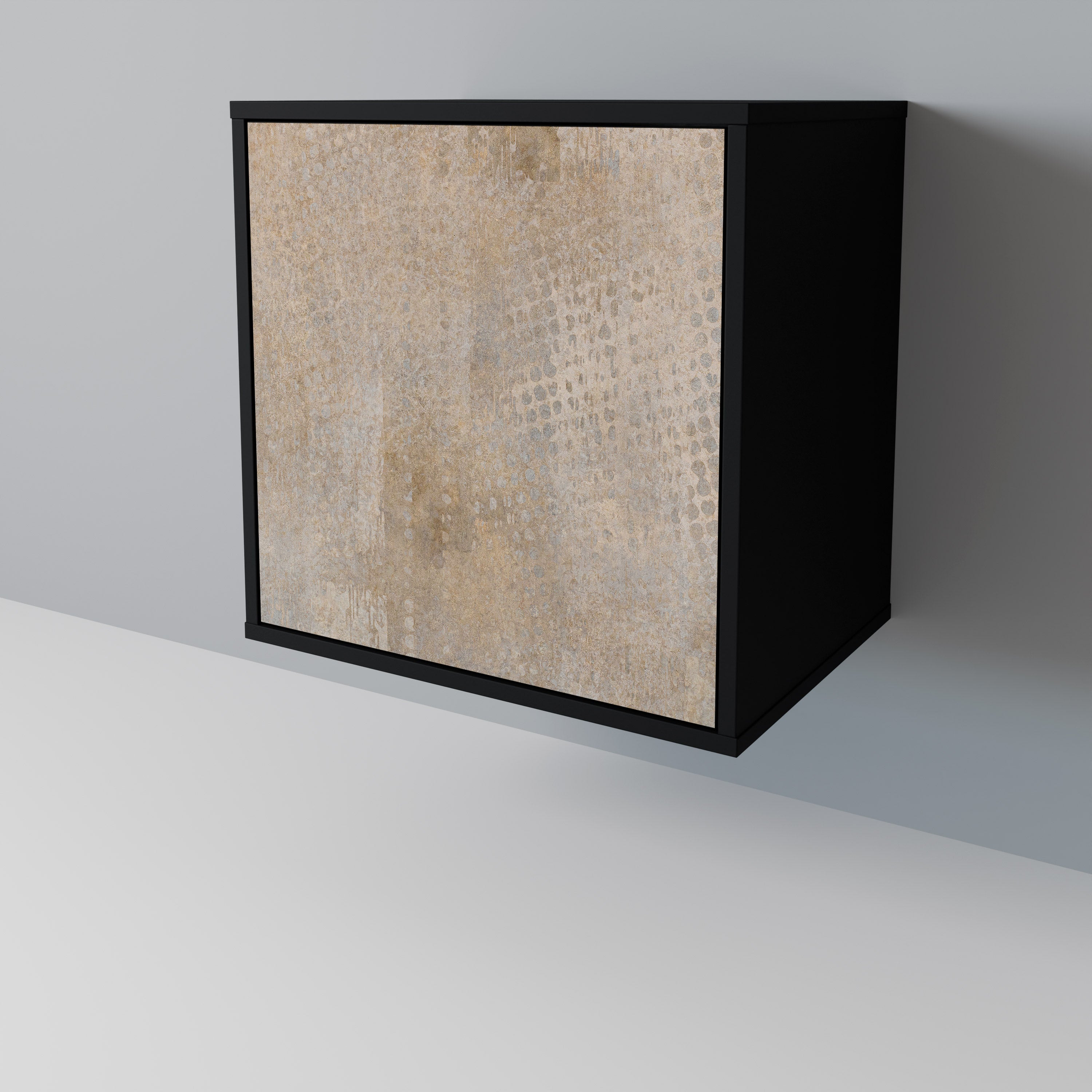 SCREEN ERROR 1-Door Sideboard in Black Finish