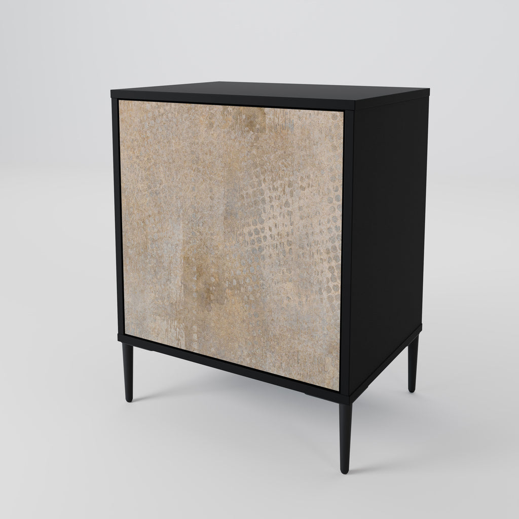 SCREEN ERROR 1-Door Sideboard in Black Finish