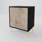 SCREEN ERROR 1-Door Sideboard in Black Finish