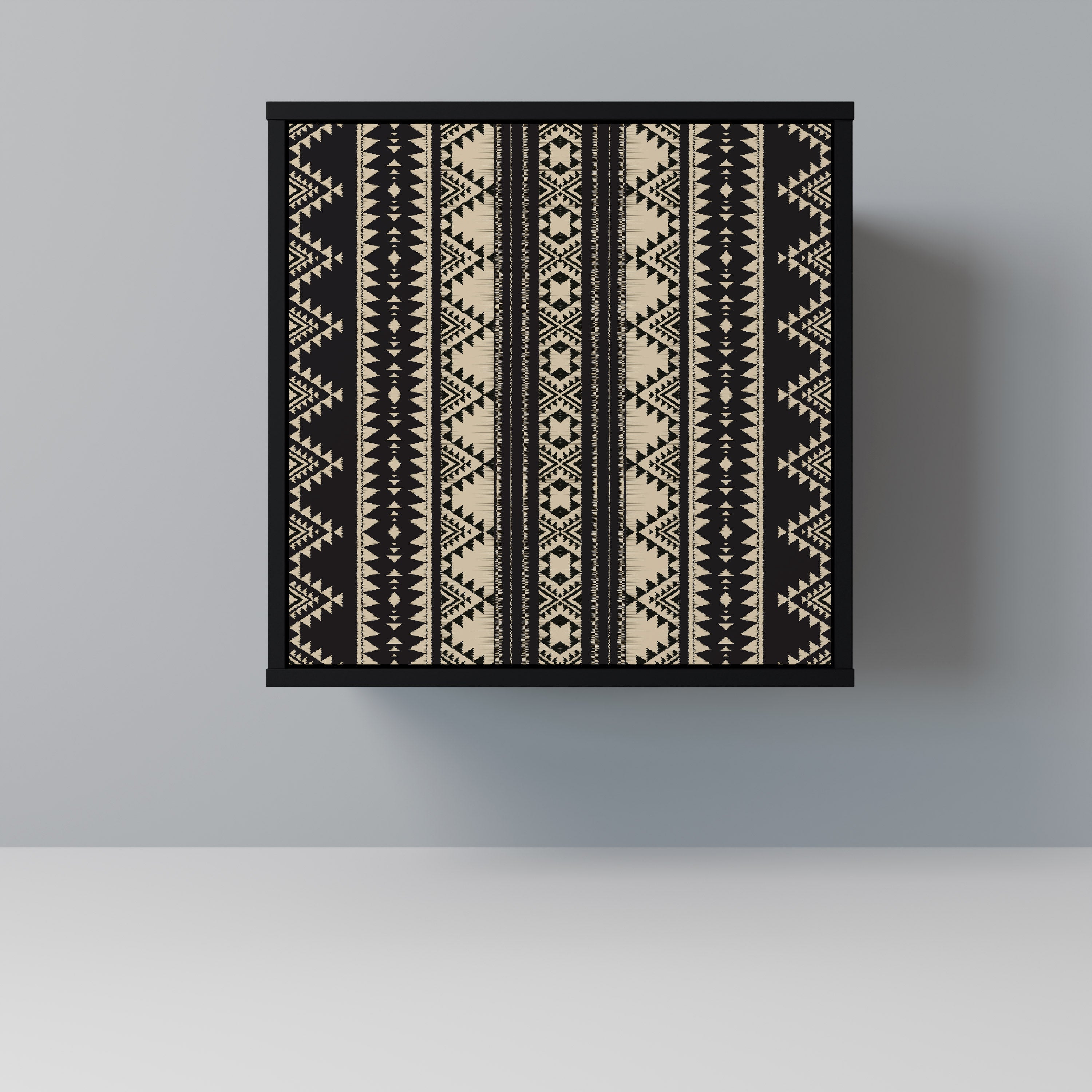 AZTEC Sideboard mit 1 Tür in Schwarz