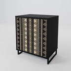AZTEC Sideboard mit 1 Tür in Schwarz
