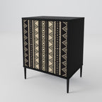 AZTEC Sideboard mit 1 Tür in Schwarz