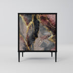 GOLDEN TIDES Sideboard mit 1 Tür in Schwarz