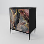 GOLDEN TIDES Sideboard mit 1 Tür in Schwarz