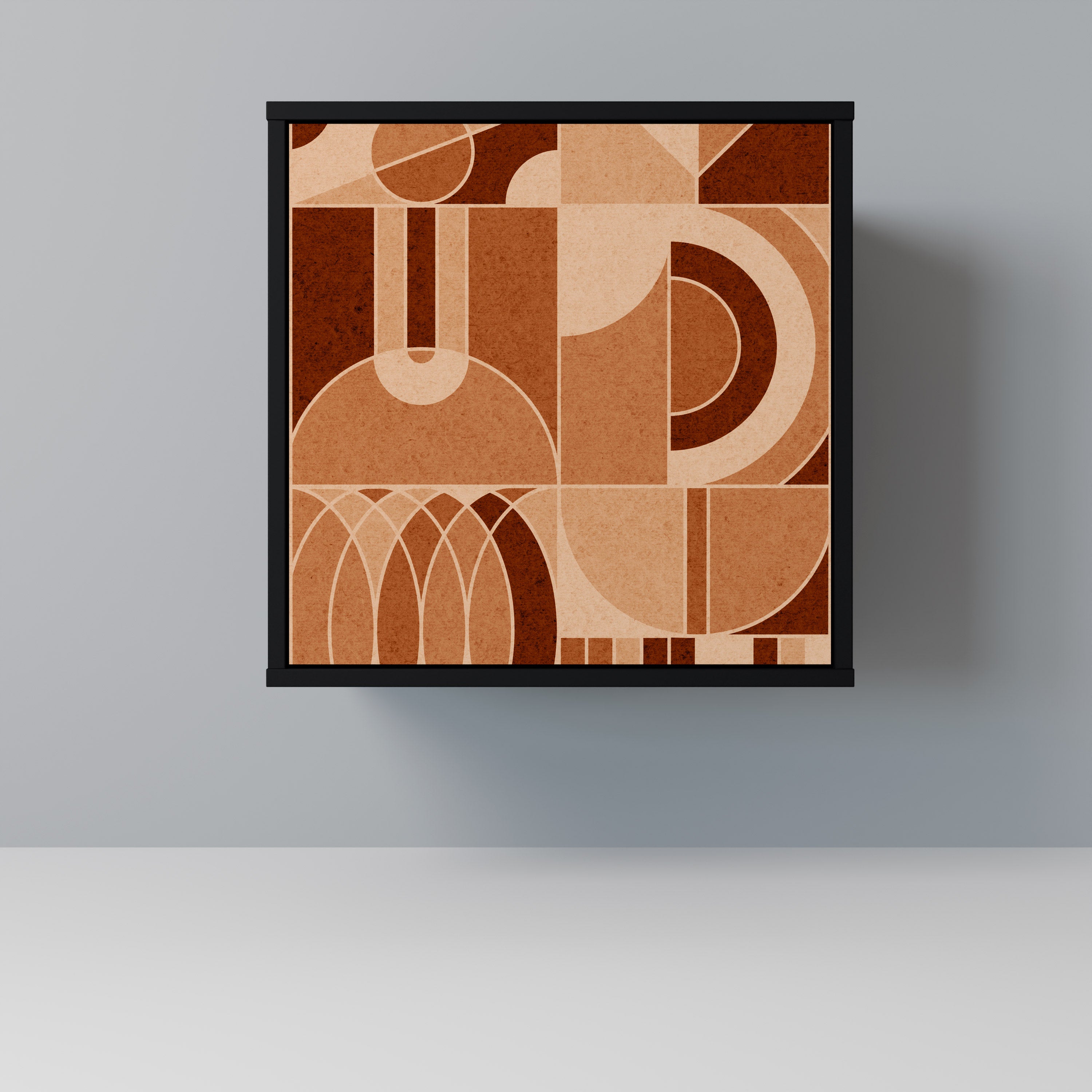 PRISM MOSAIC Sideboard mit 1 Tür in Schwarz