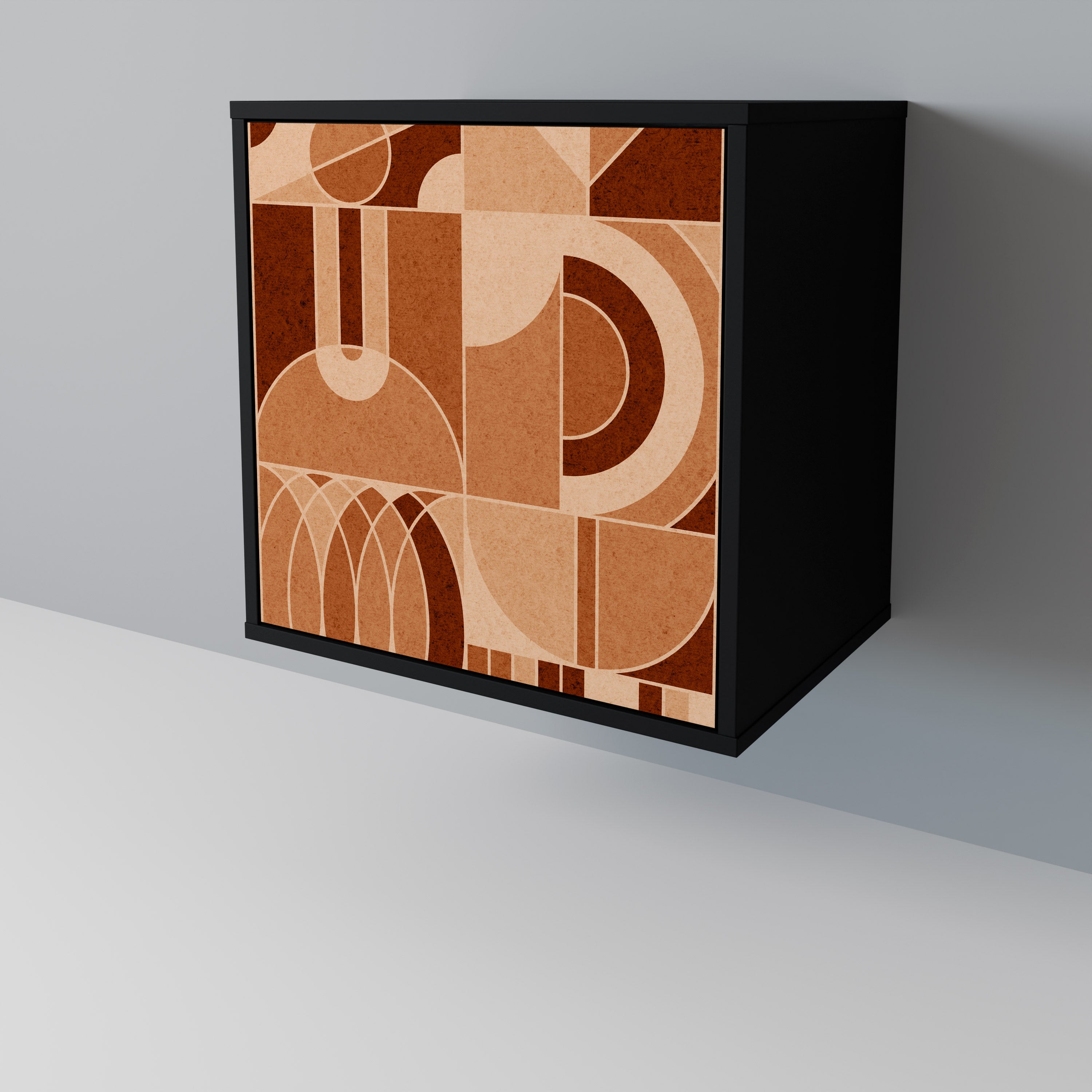 PRISM MOSAIC Sideboard mit 1 Tür in Schwarz