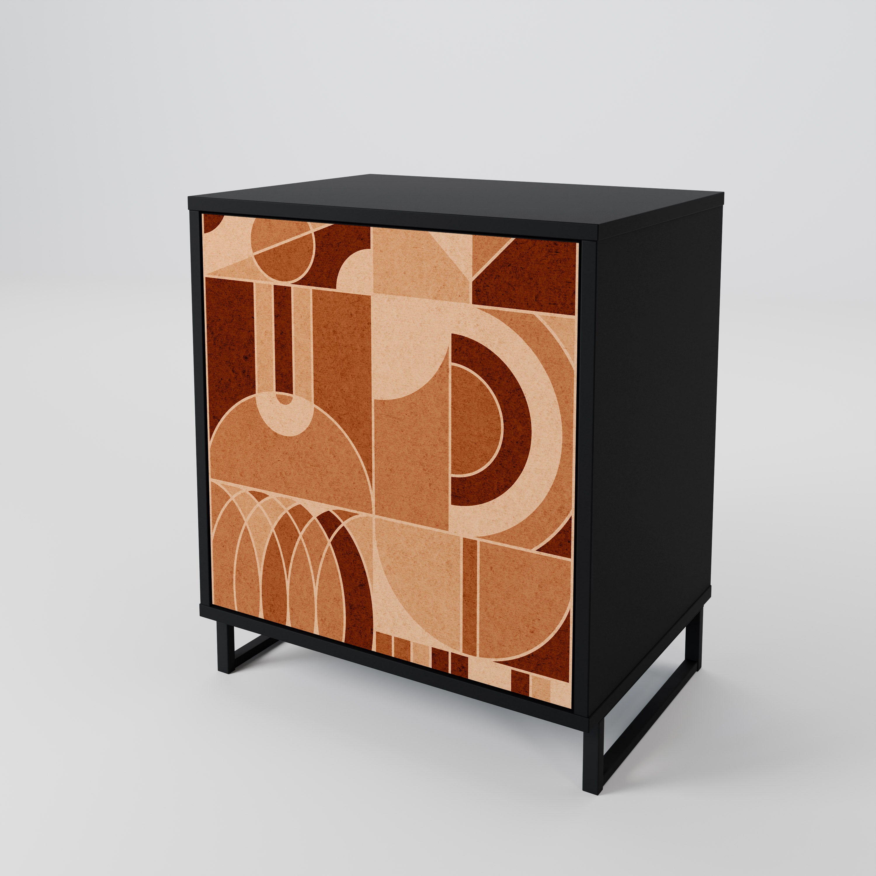 PRISM MOSAIC Sideboard mit 1 Tür in Schwarz