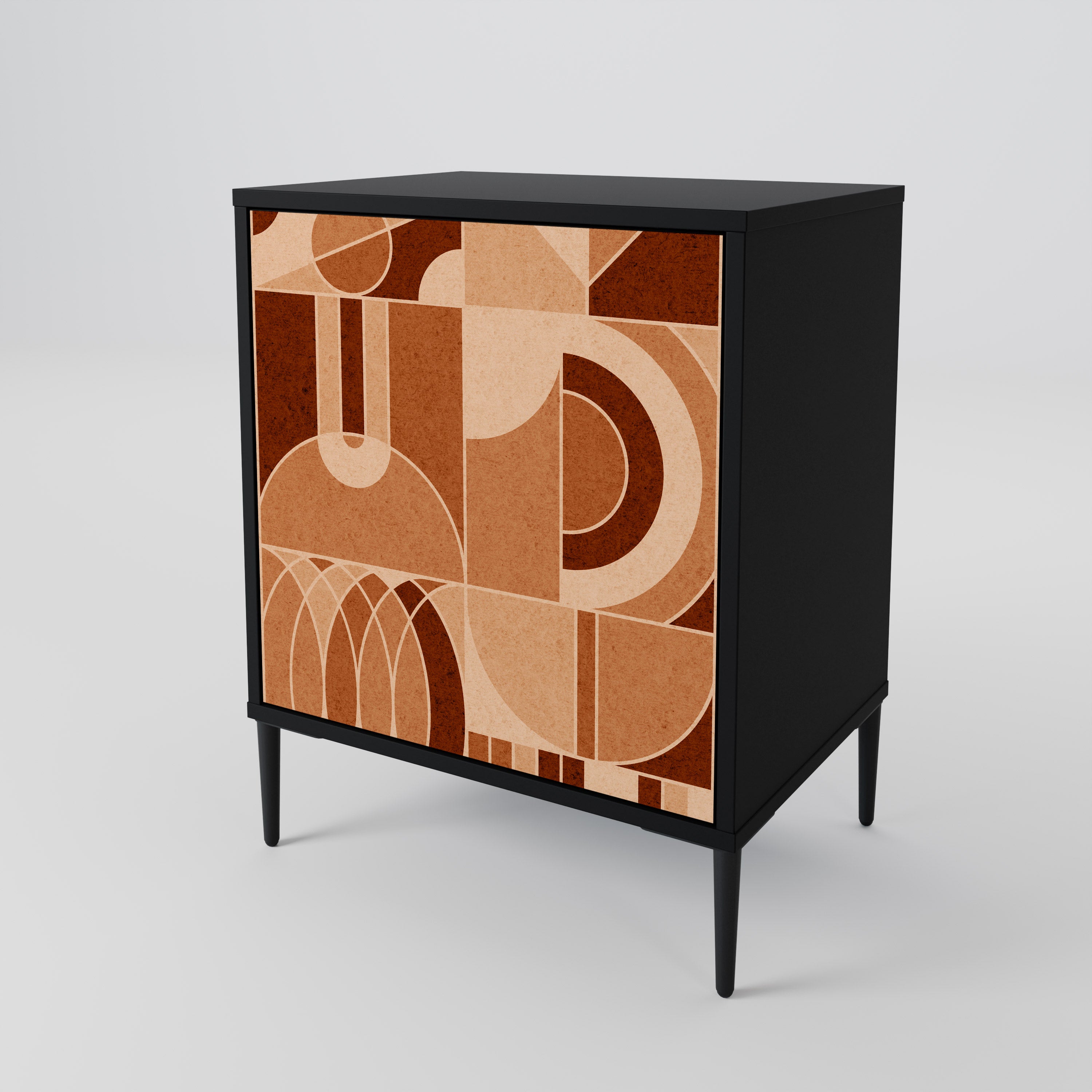 PRISM MOSAIC Sideboard mit 1 Tür in Schwarz