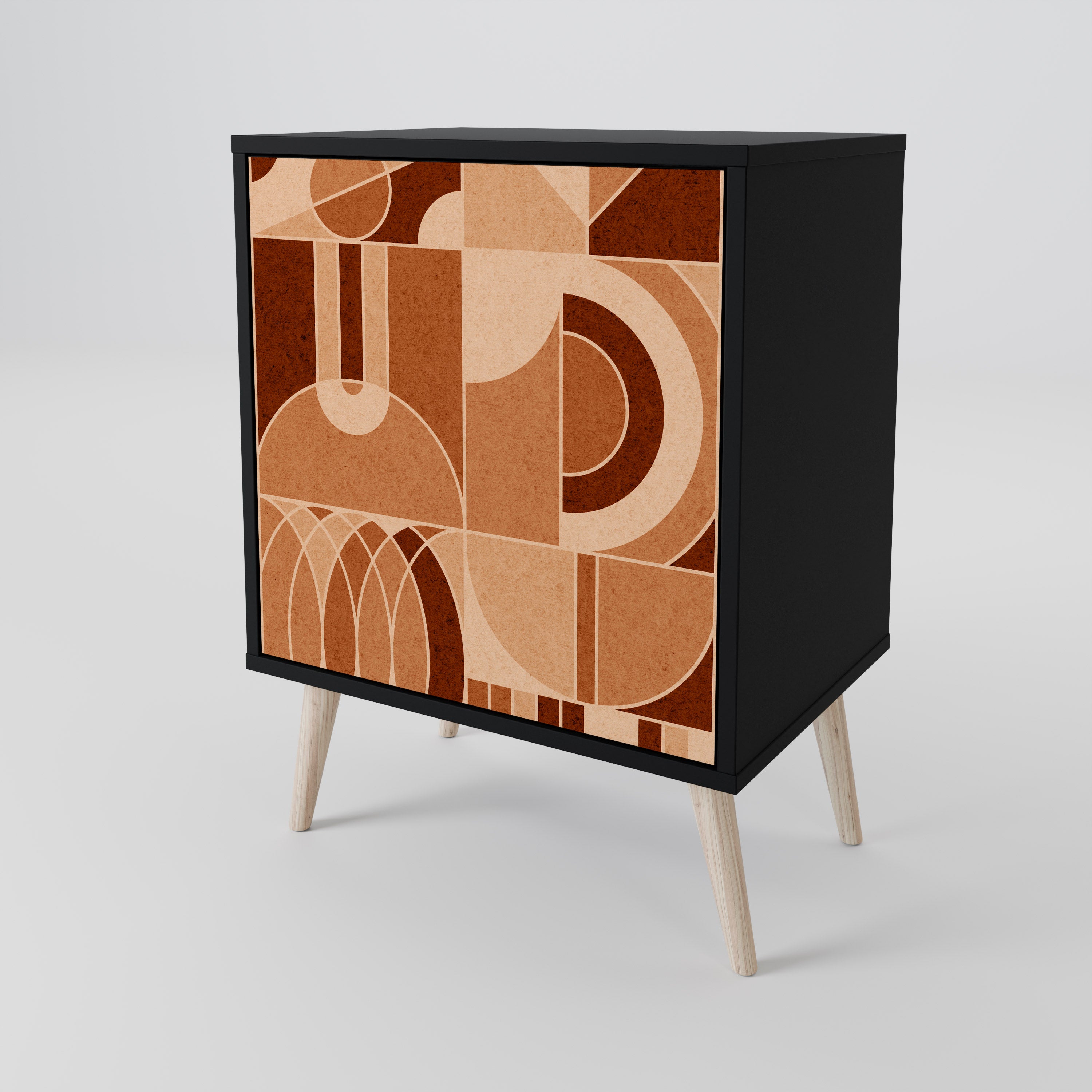 PRISM MOSAIC Sideboard mit 1 Tür in Schwarz