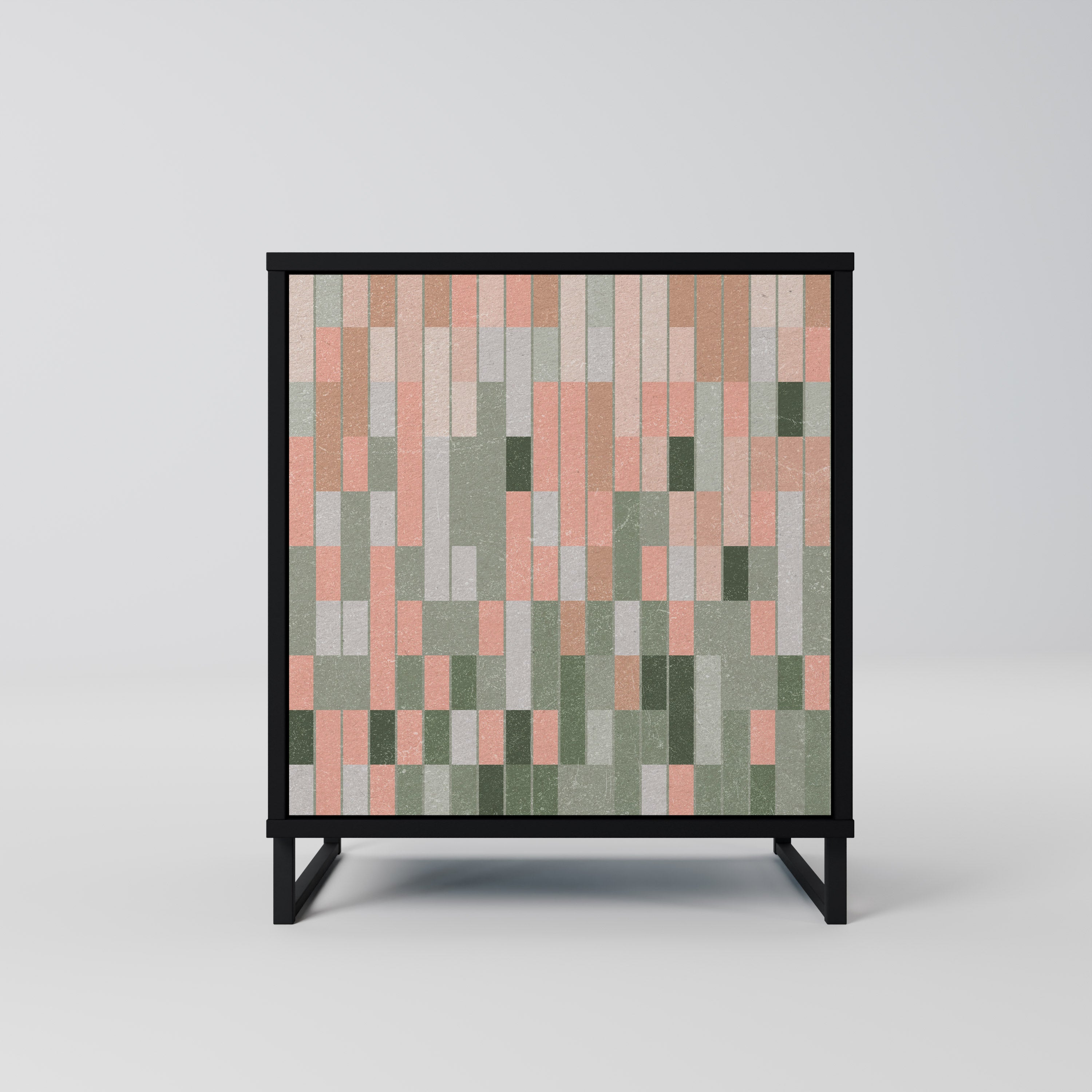 BUILDING THE FUTURE Sideboard mit 1 Tür in Schwarz