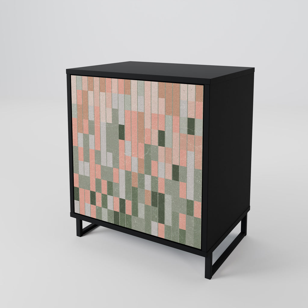 BUILDING THE FUTURE 1-Door Sideboard in Black Finish