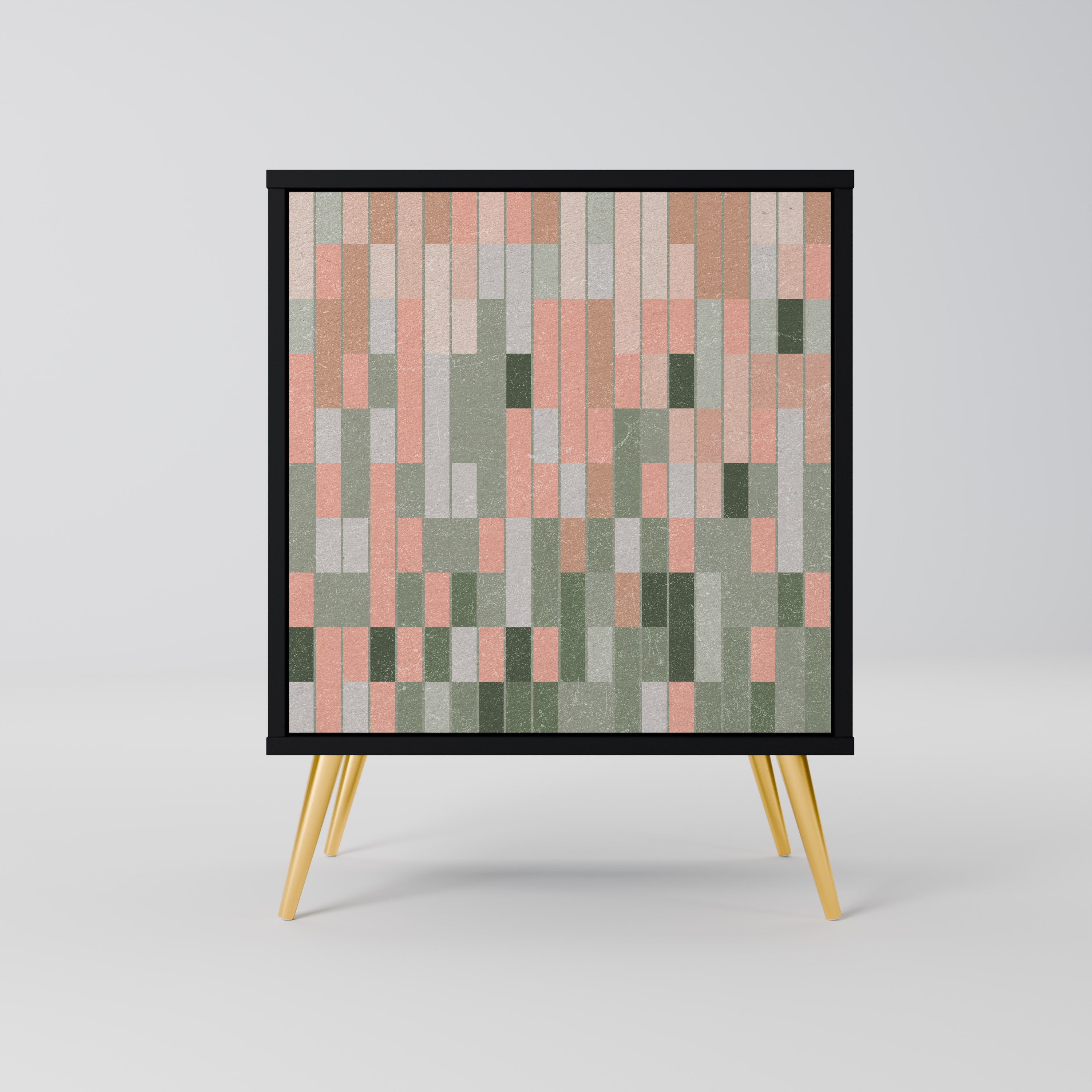 BUILDING THE FUTURE Sideboard mit 1 Tür in Schwarz