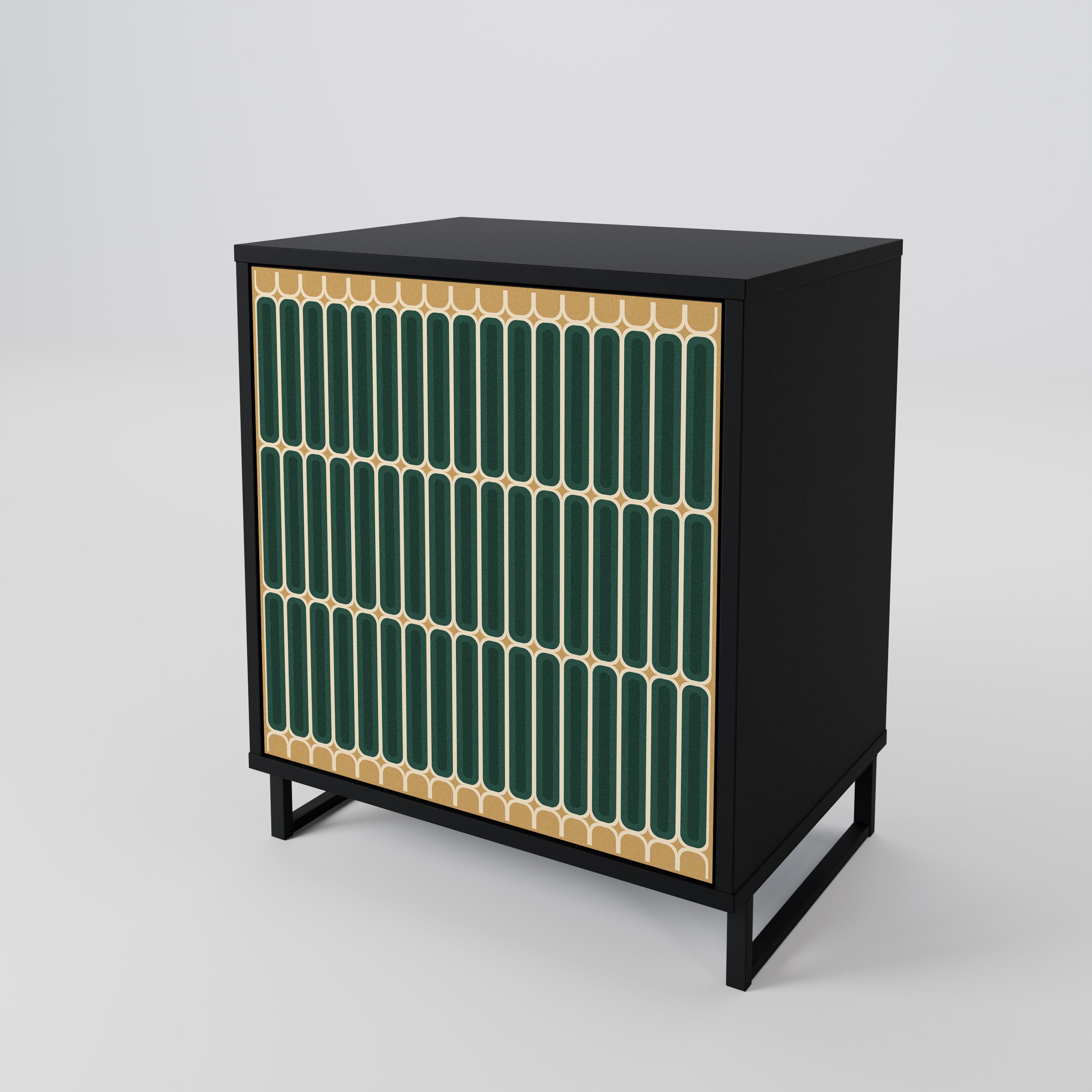 ILUSION GATE Sideboard mit 1 Tür in Schwarz