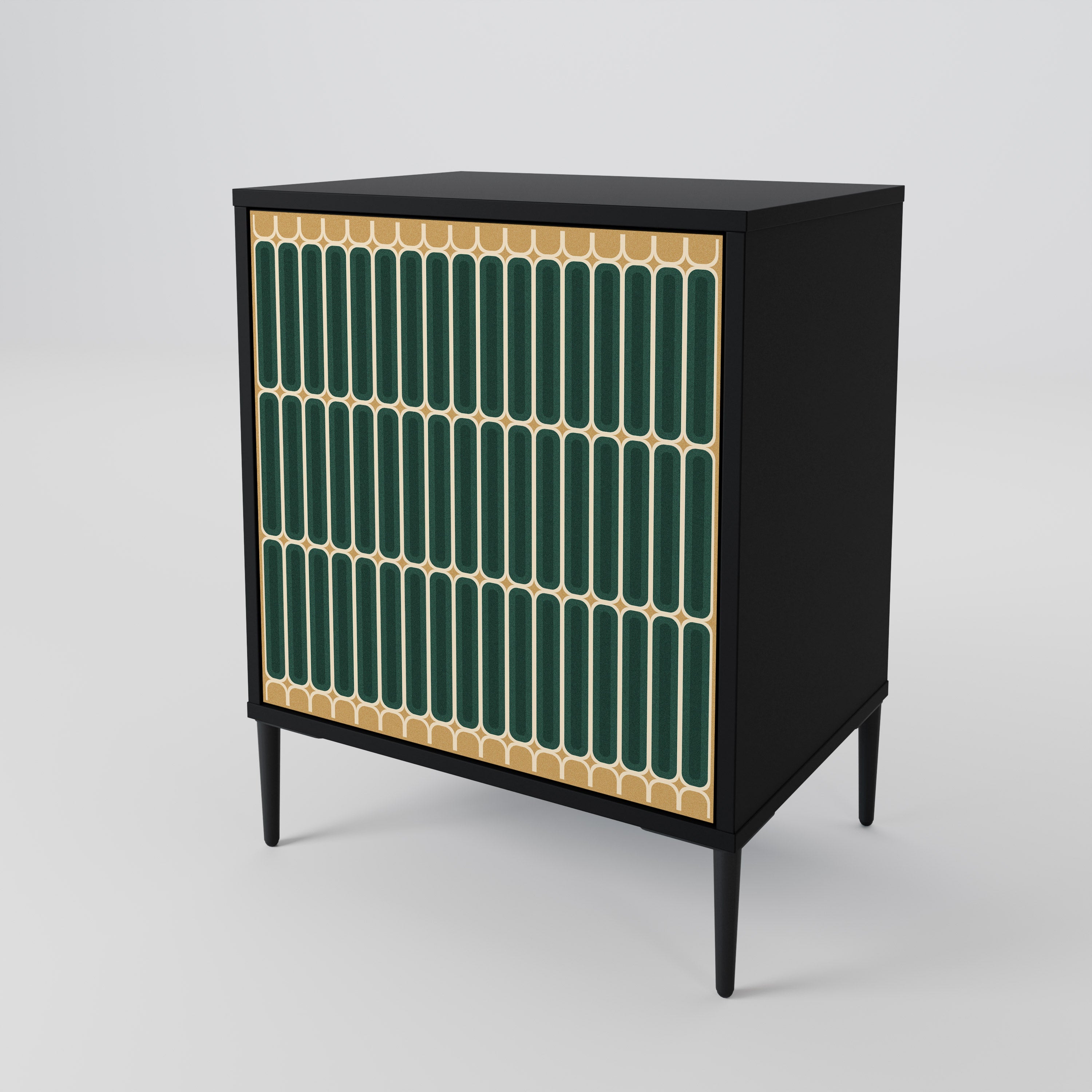 ILUSION GATE Sideboard mit 1 Tür in Schwarz