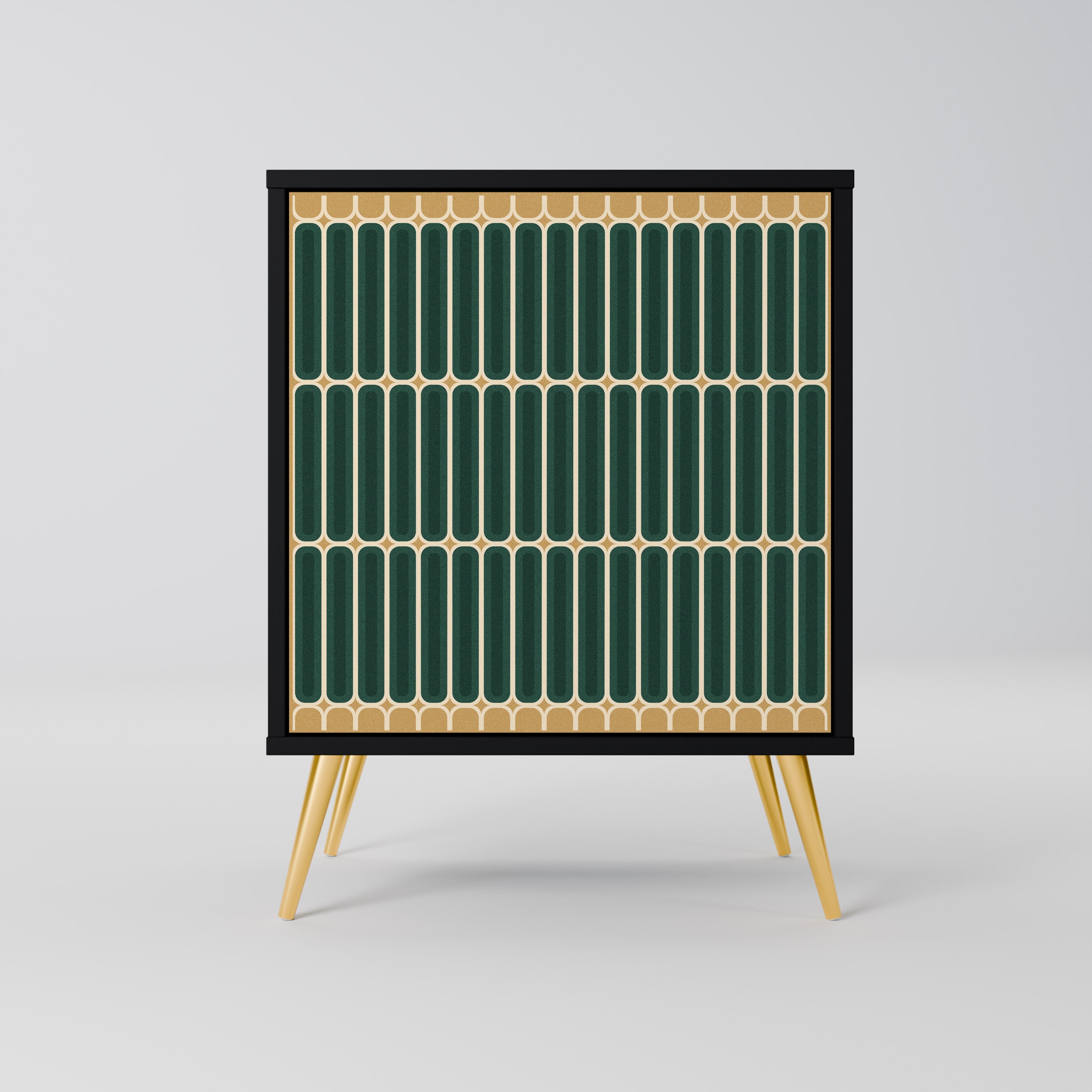 ILUSION GATE Sideboard mit 1 Tür in Schwarz