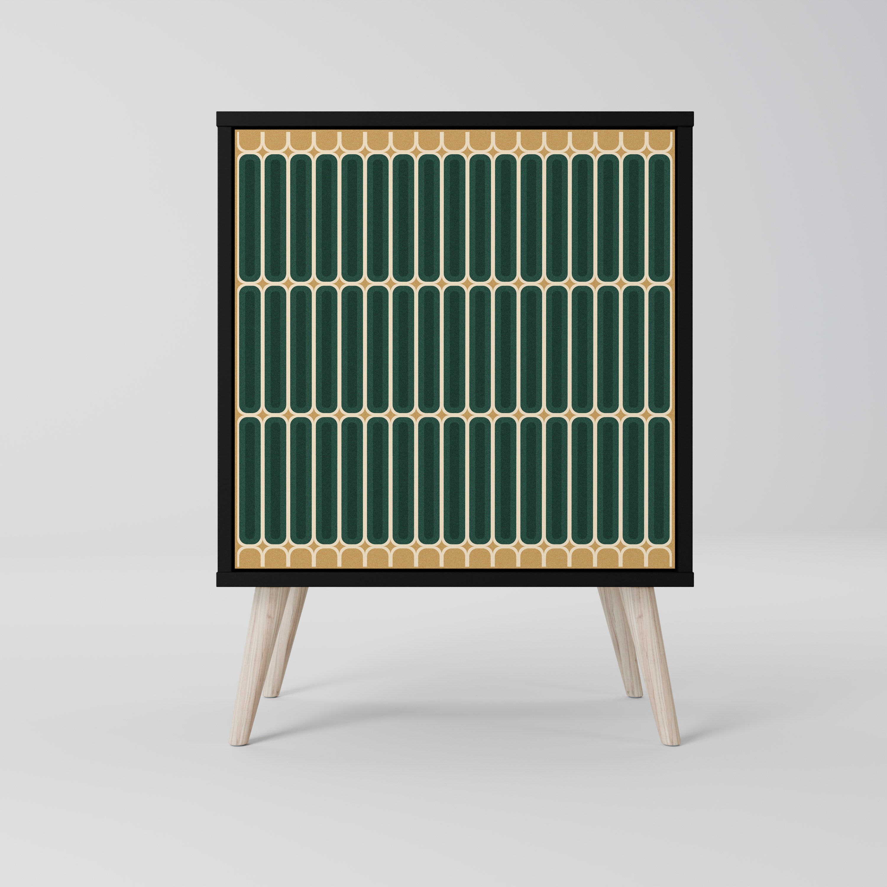 ILUSION GATE Sideboard mit 1 Tür in Schwarz