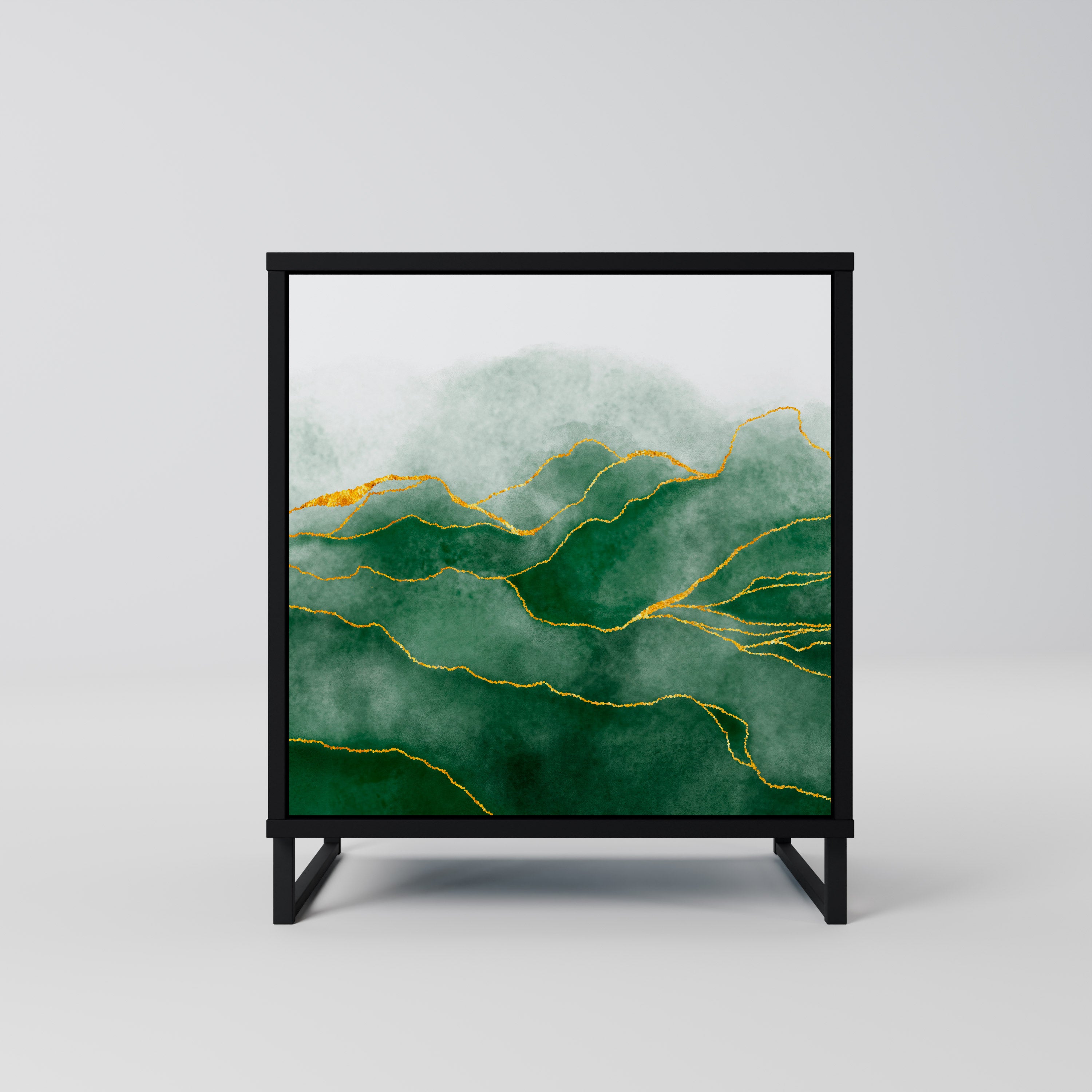 EXPENSIVE NATURE Sideboard mit 1 Tür in Schwarz