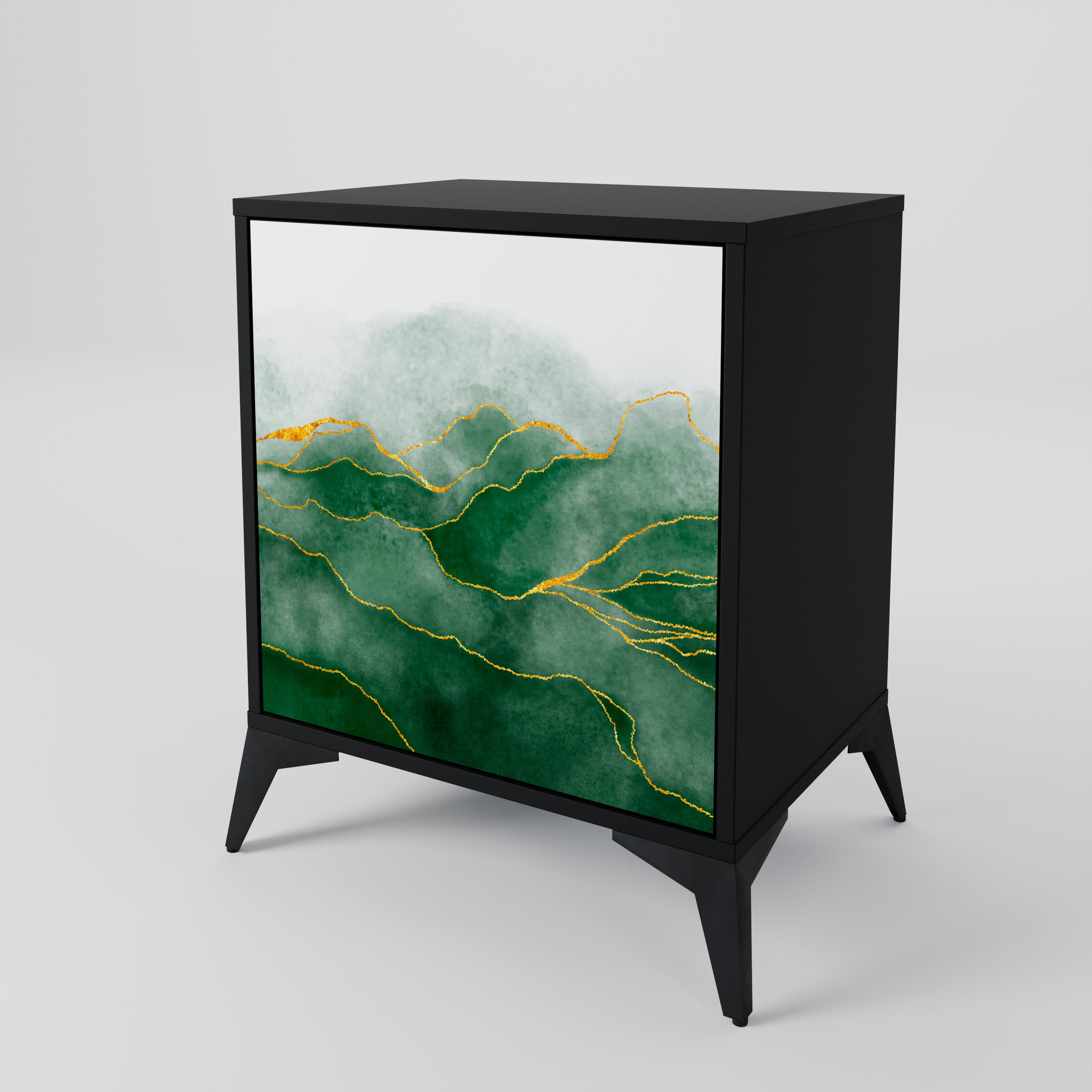 EXPENSIVE NATURE Sideboard mit 1 Tür in Schwarz