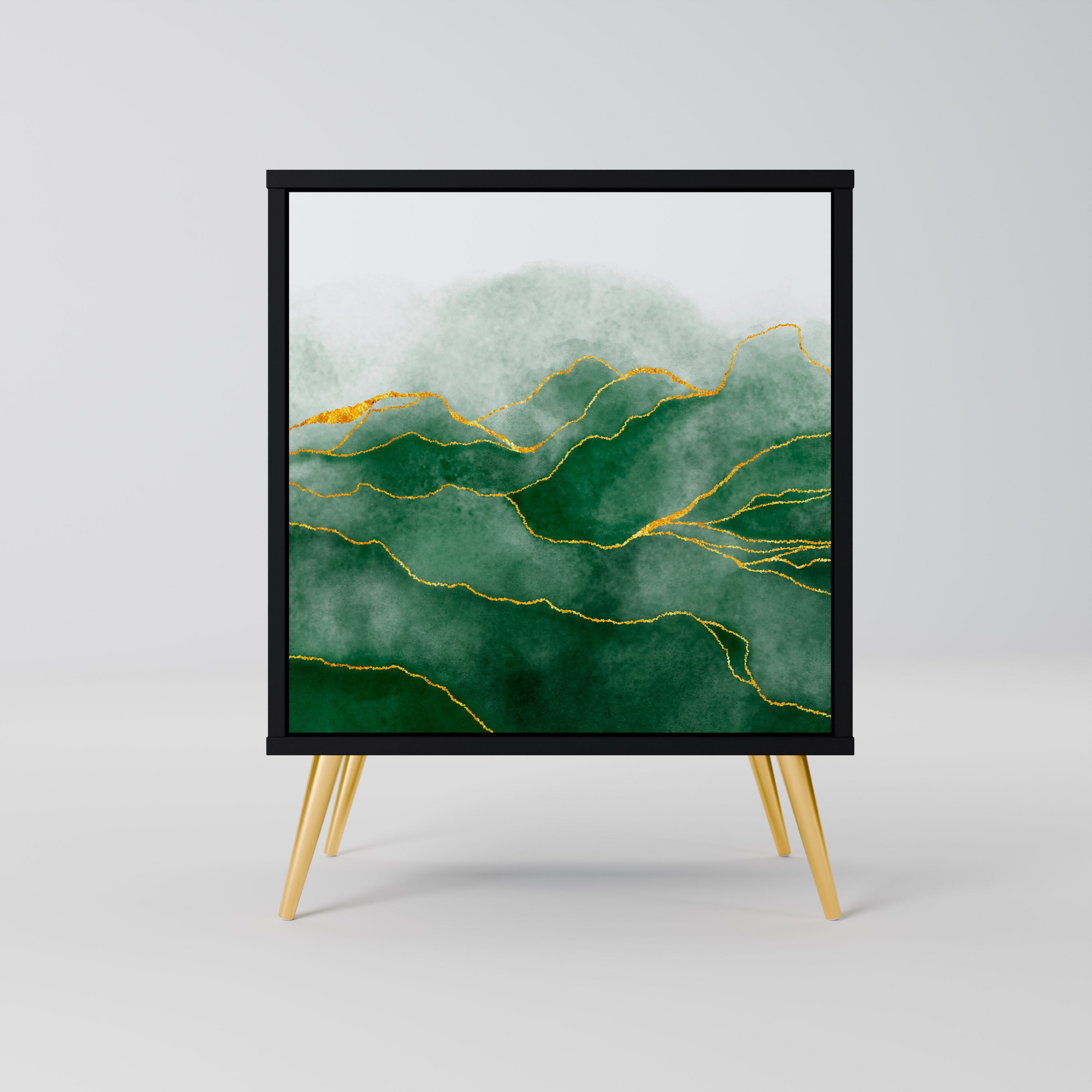 EXPENSIVE NATURE Sideboard mit 1 Tür in Schwarz