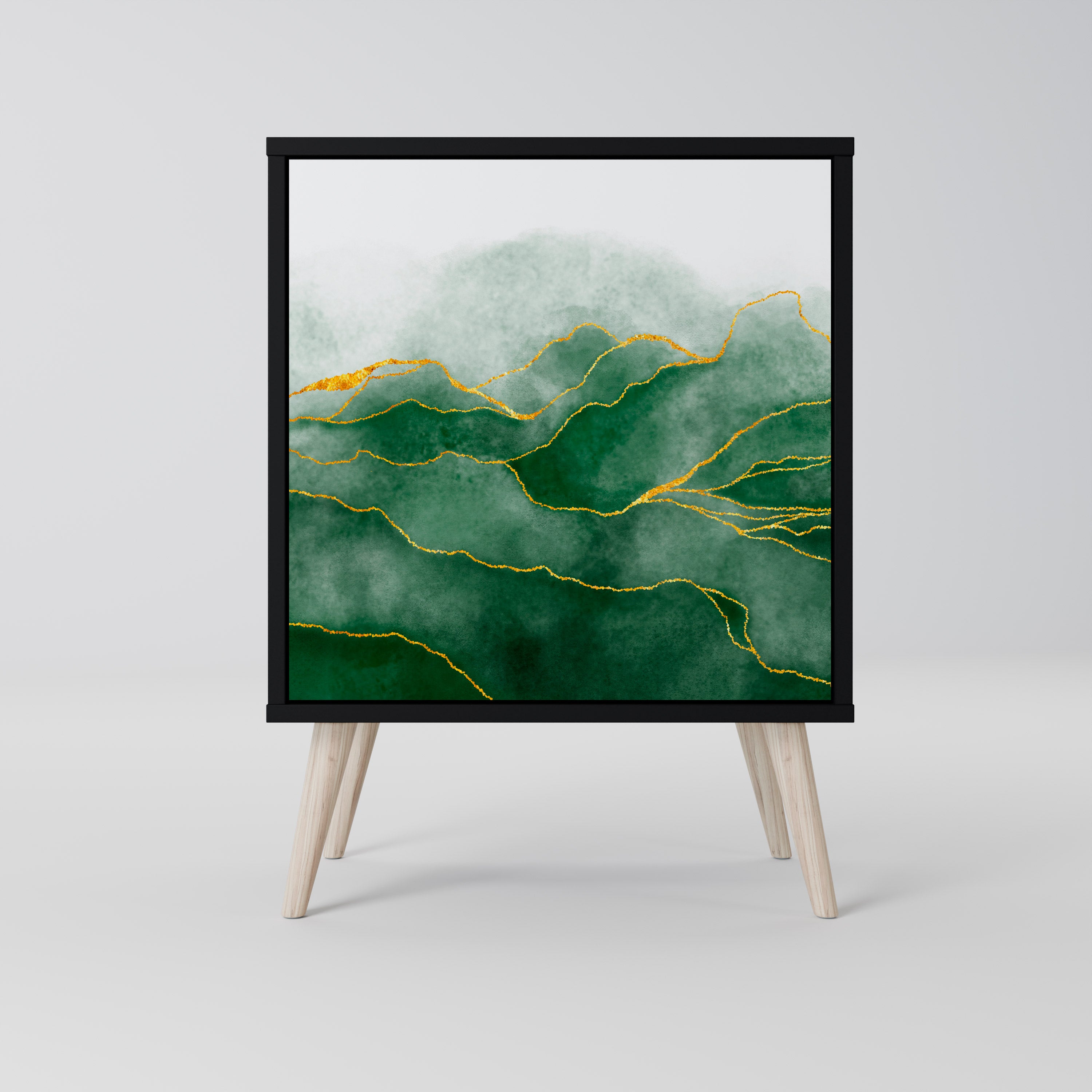 EXPENSIVE NATURE Sideboard mit 1 Tür in Schwarz