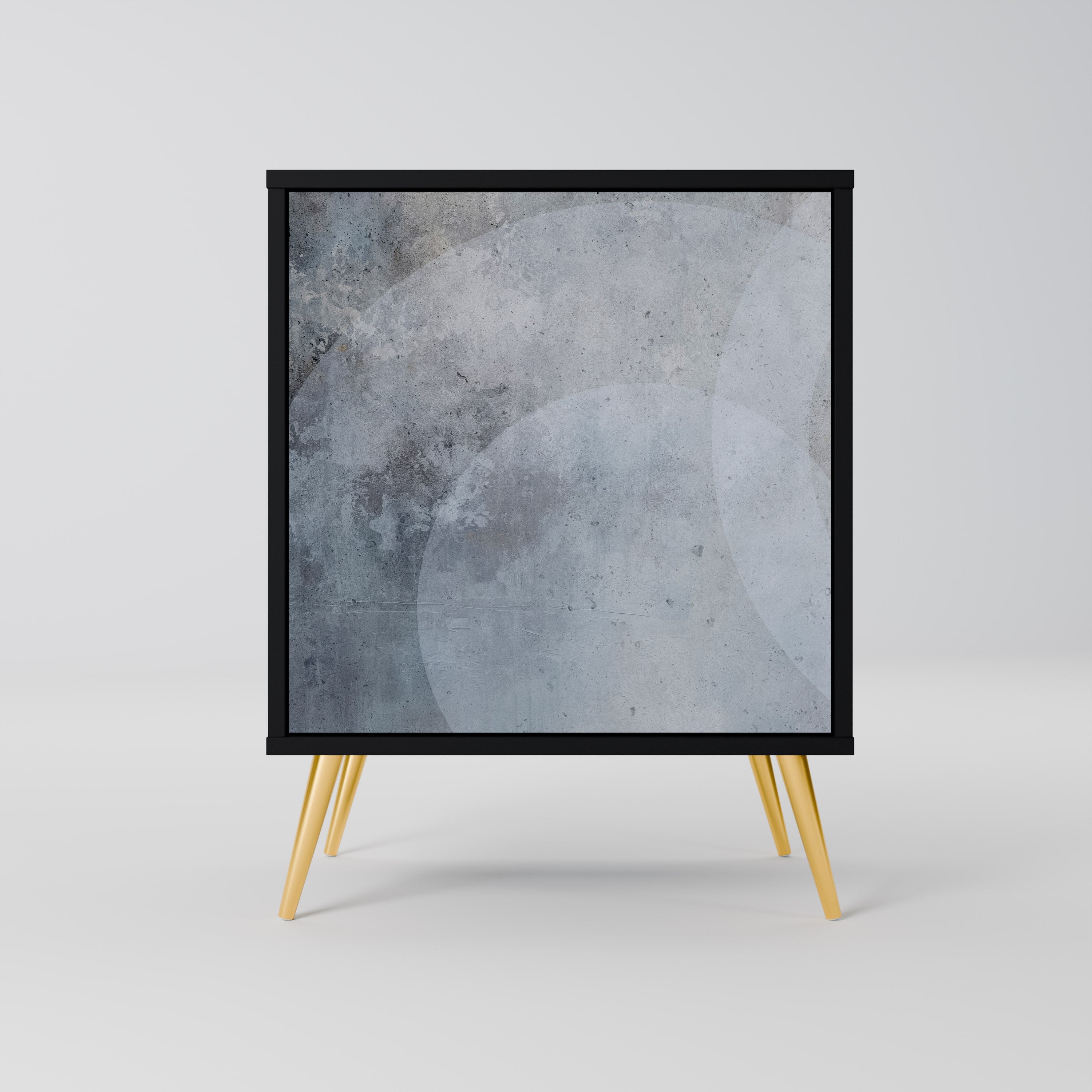 MUTED ARC Sideboard mit 1 Tür in Schwarz