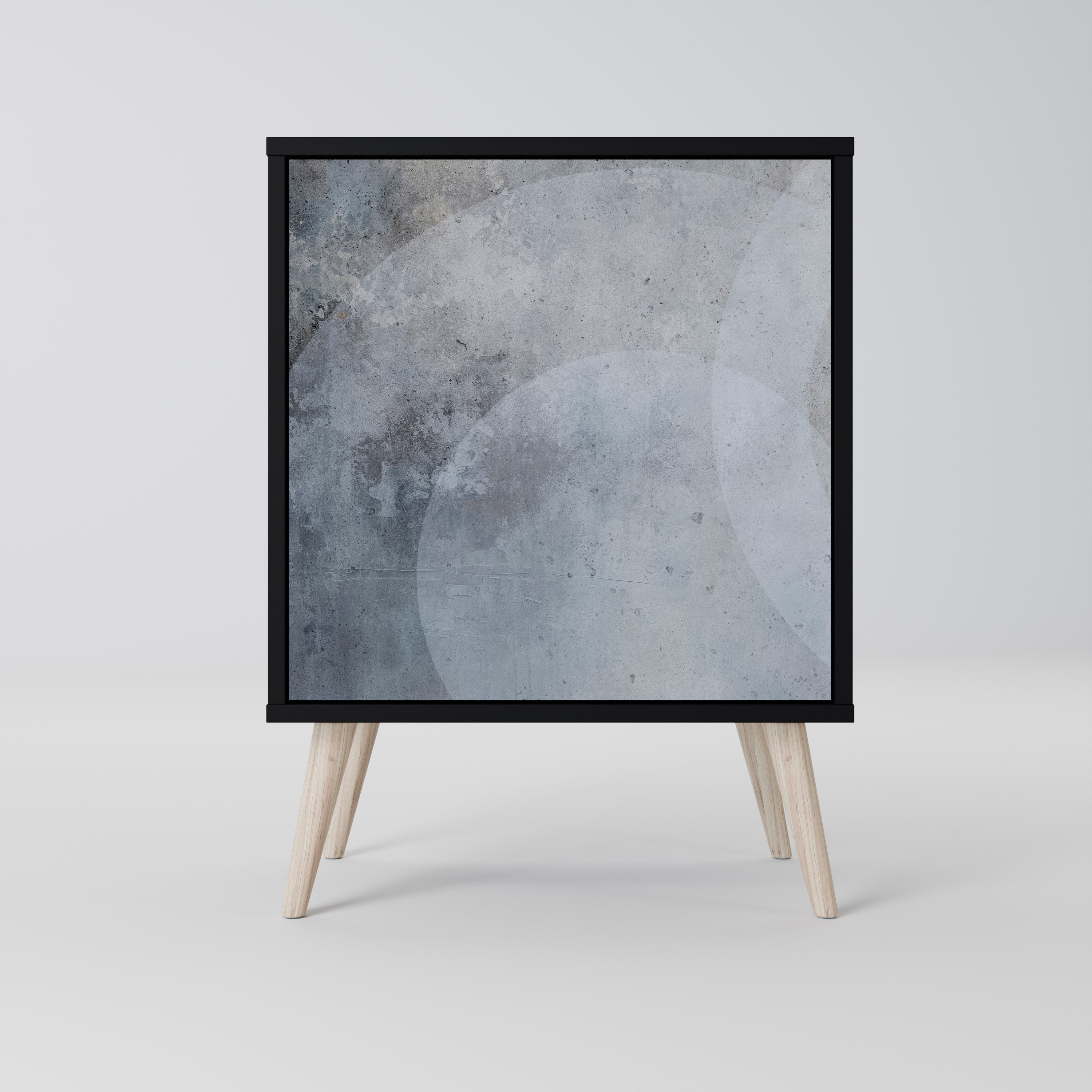 MUTED ARC Sideboard mit 1 Tür in Schwarz