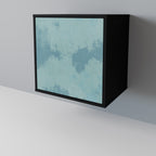 SKY WASH 1-Door Sideboard in Black Finish