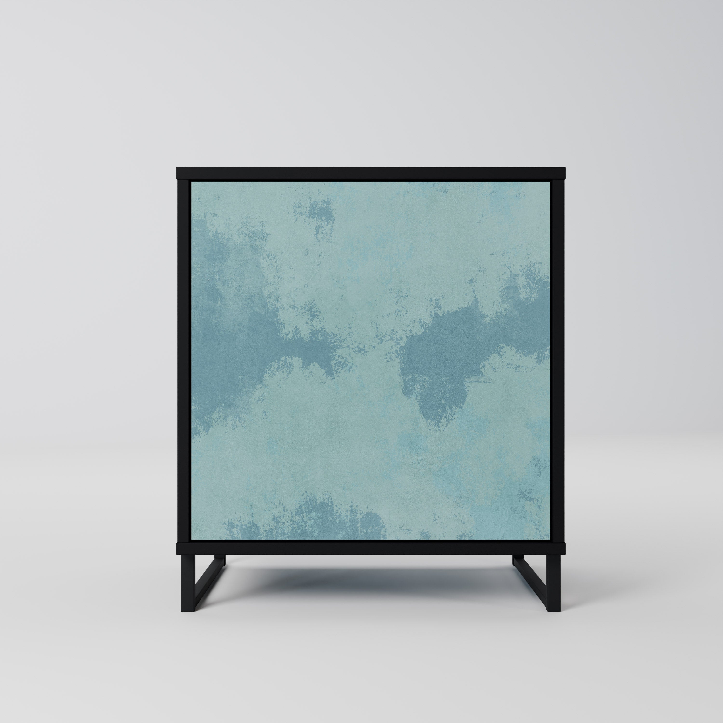 SKY WASH Sideboard mit 1 Tür in Schwarz