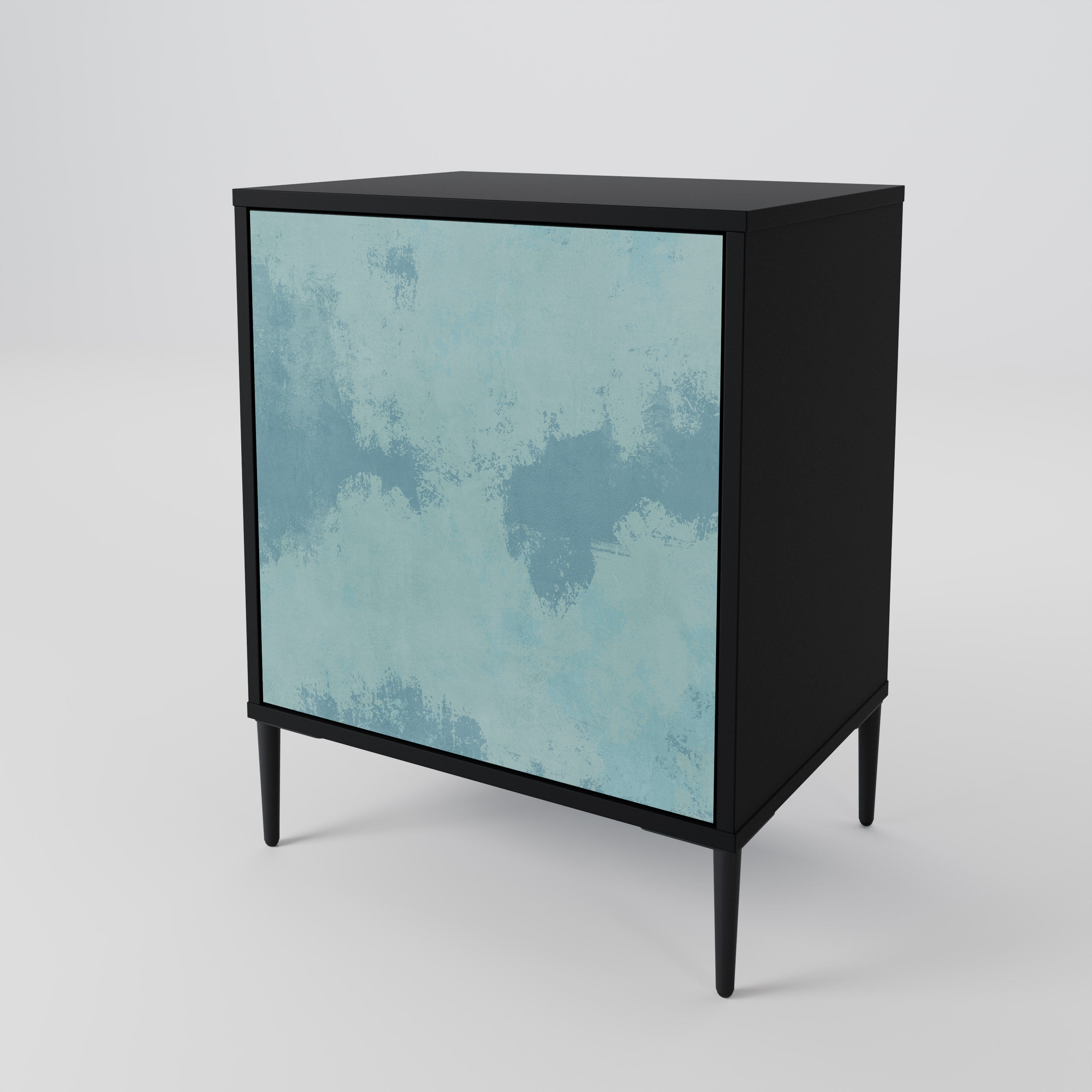 SKY WASH Sideboard mit 1 Tür in Schwarz