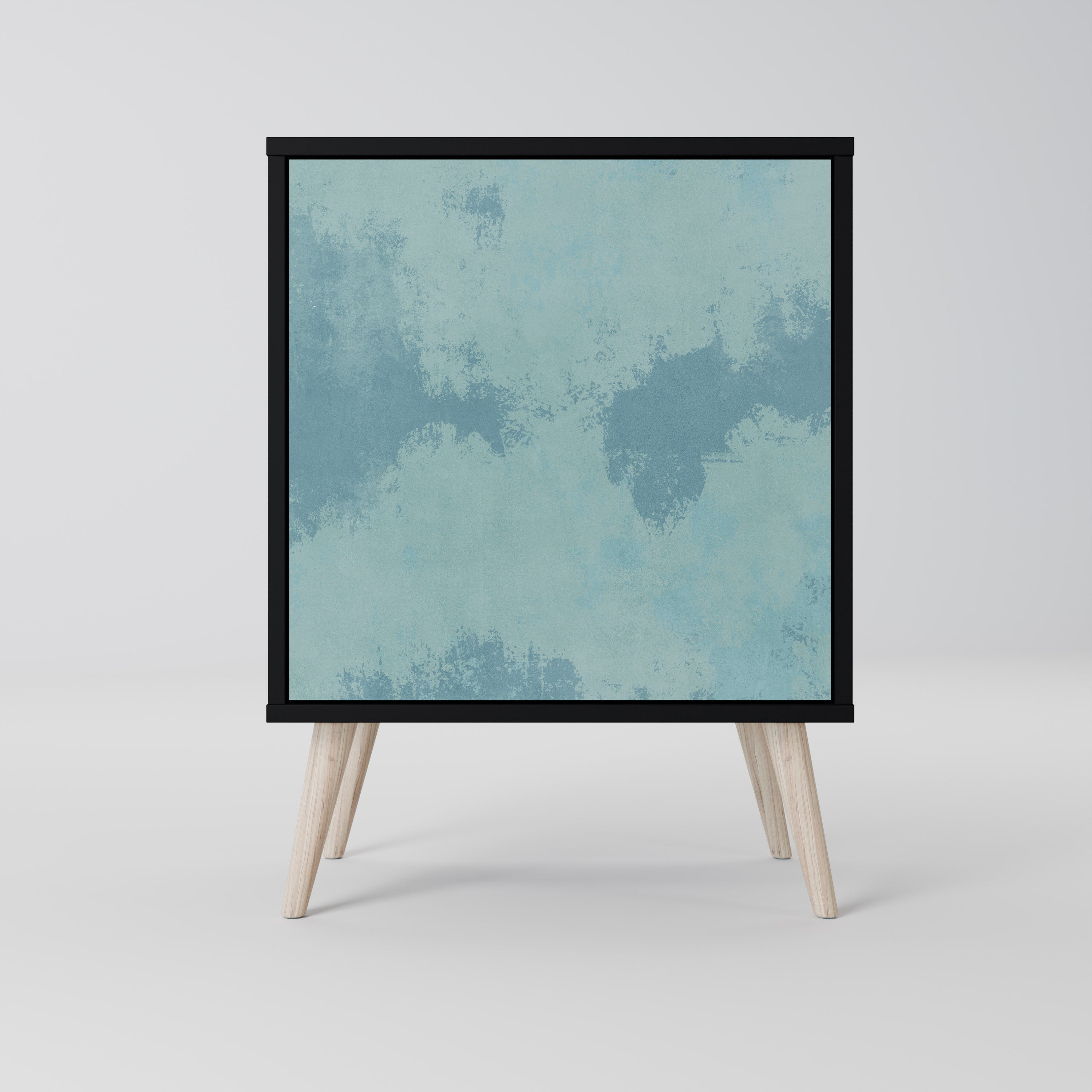 SKY WASH Sideboard mit 1 Tür in Schwarz