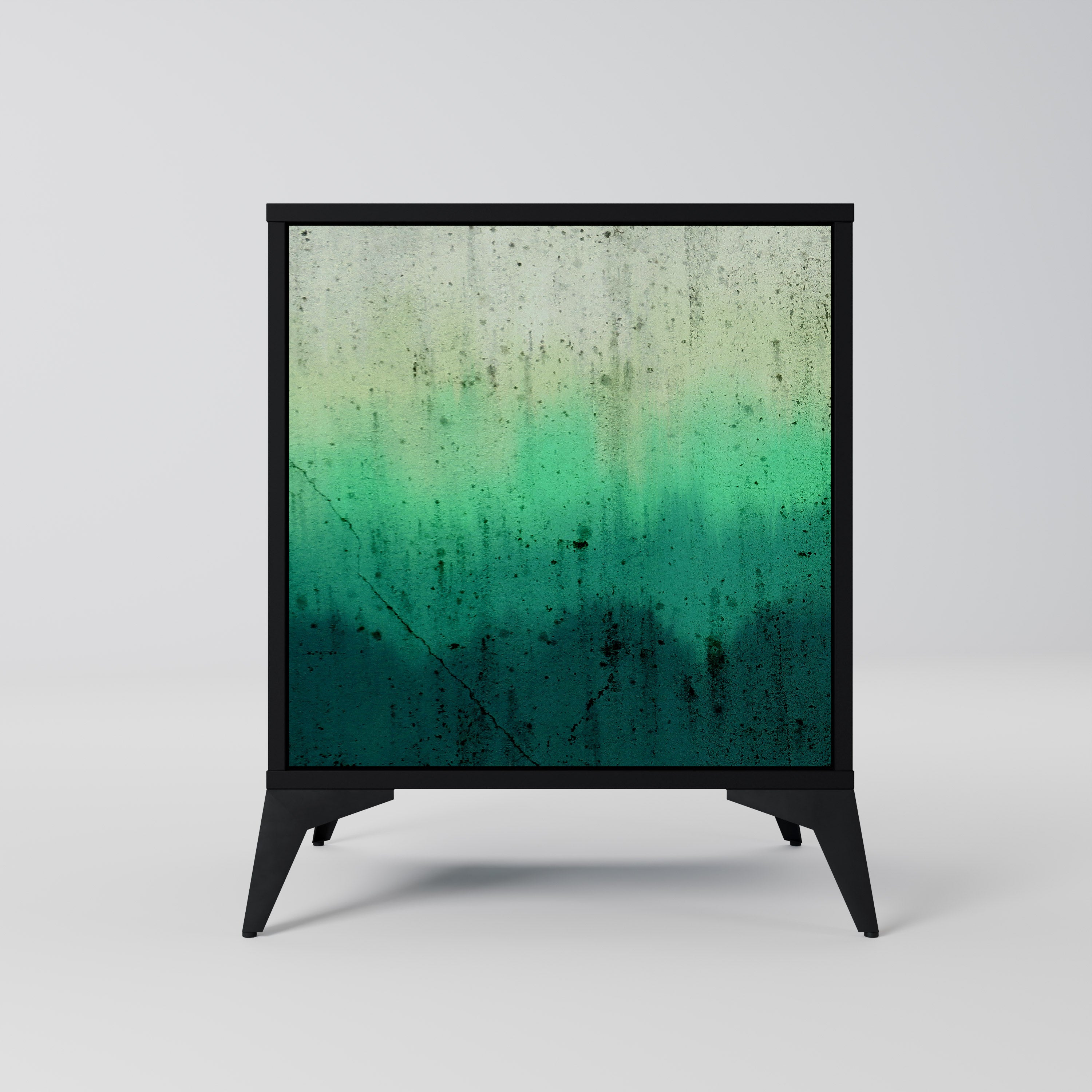 NORTHERN LIGHTS Sideboard mit 1 Tür in Schwarz