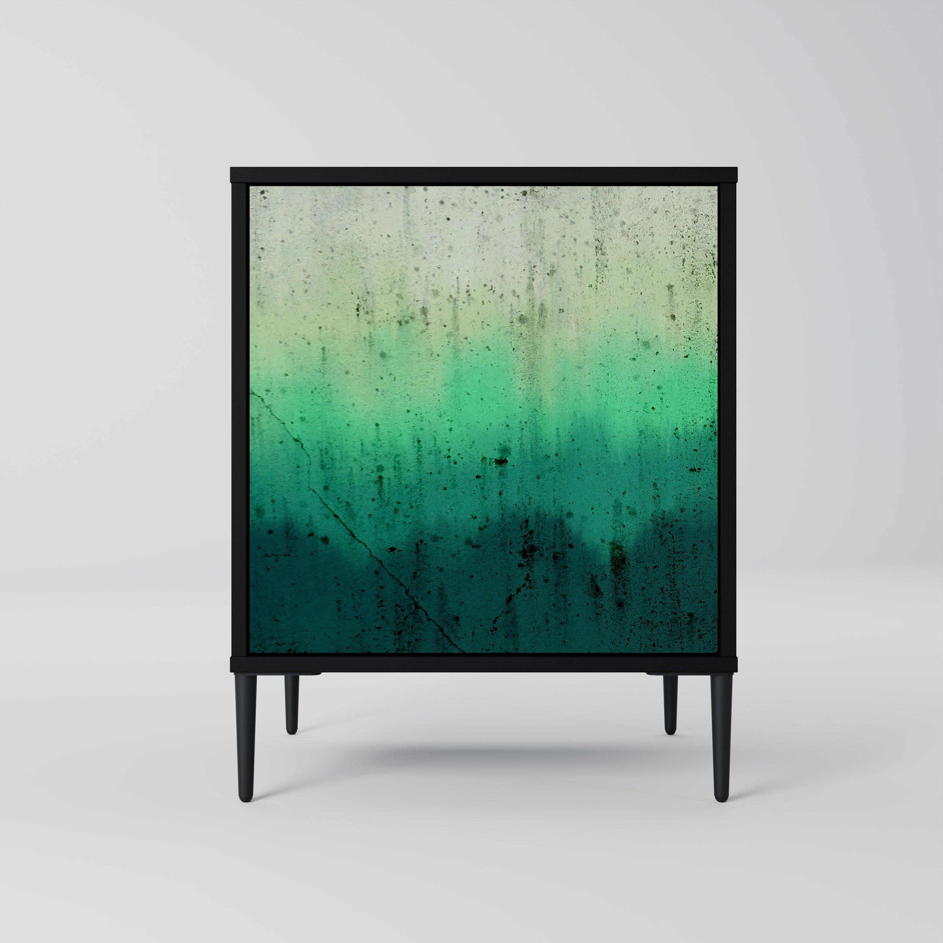 NORTHERN LIGHTS Sideboard mit 1 Tür in Schwarz