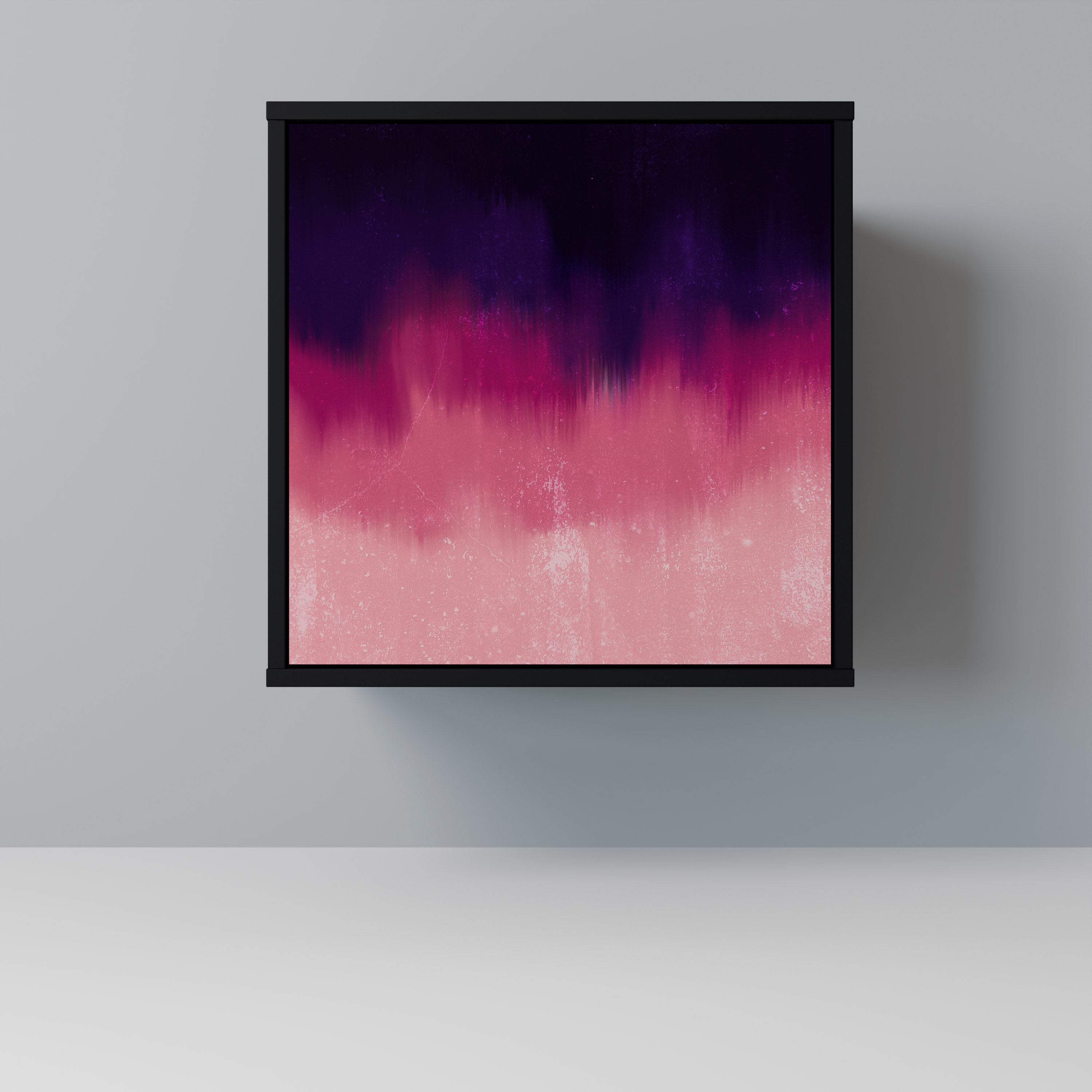 AURORA BOREALIS Sideboard mit 1 Tür in Schwarz