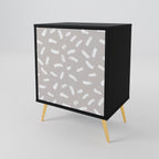 PASSING SECONDS 1-Door Sideboard in Black Finish