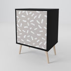 PASSING SECONDS 1-Door Sideboard in Black Finish