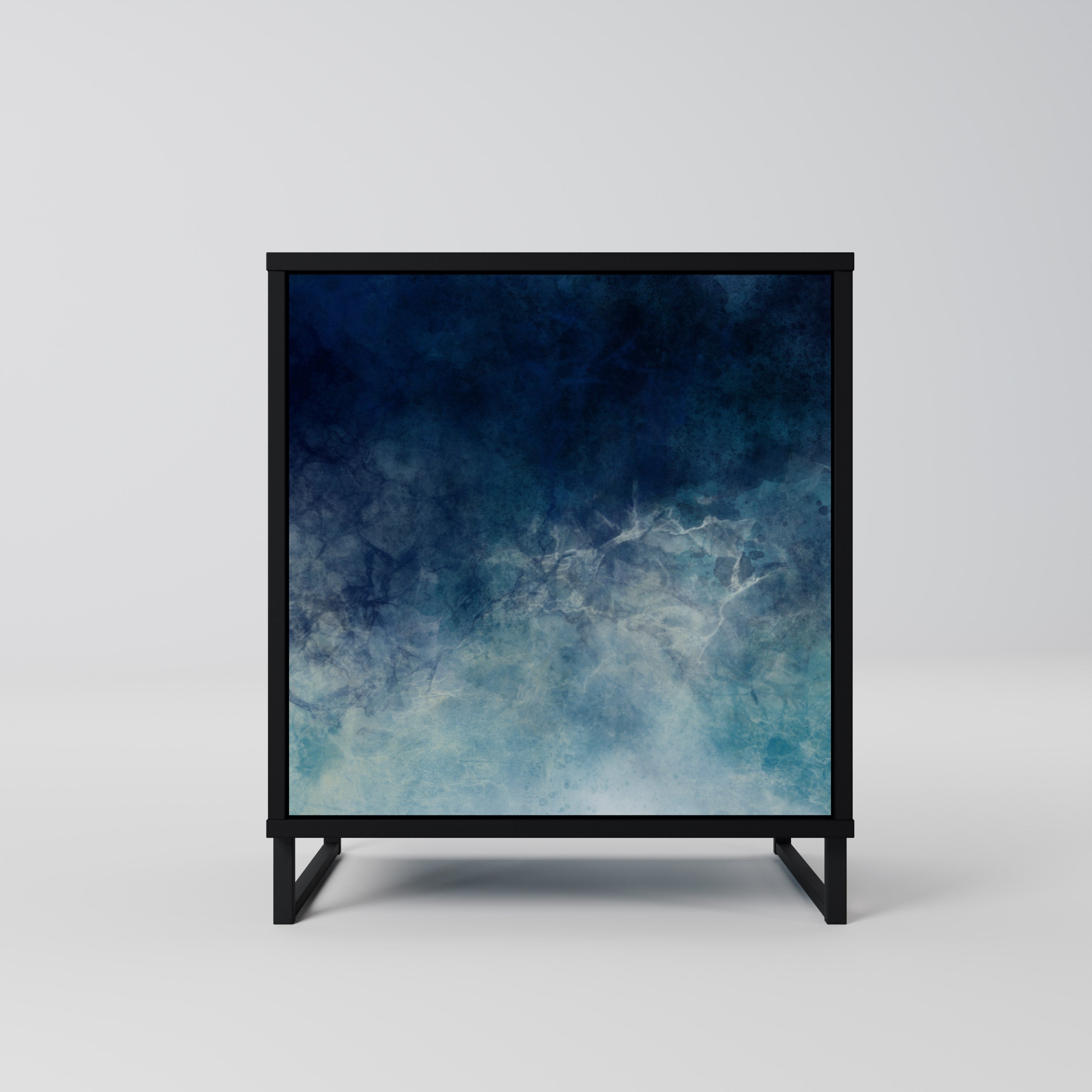 CELESTIAL FALL Sideboard mit 1 Tür in Schwarz