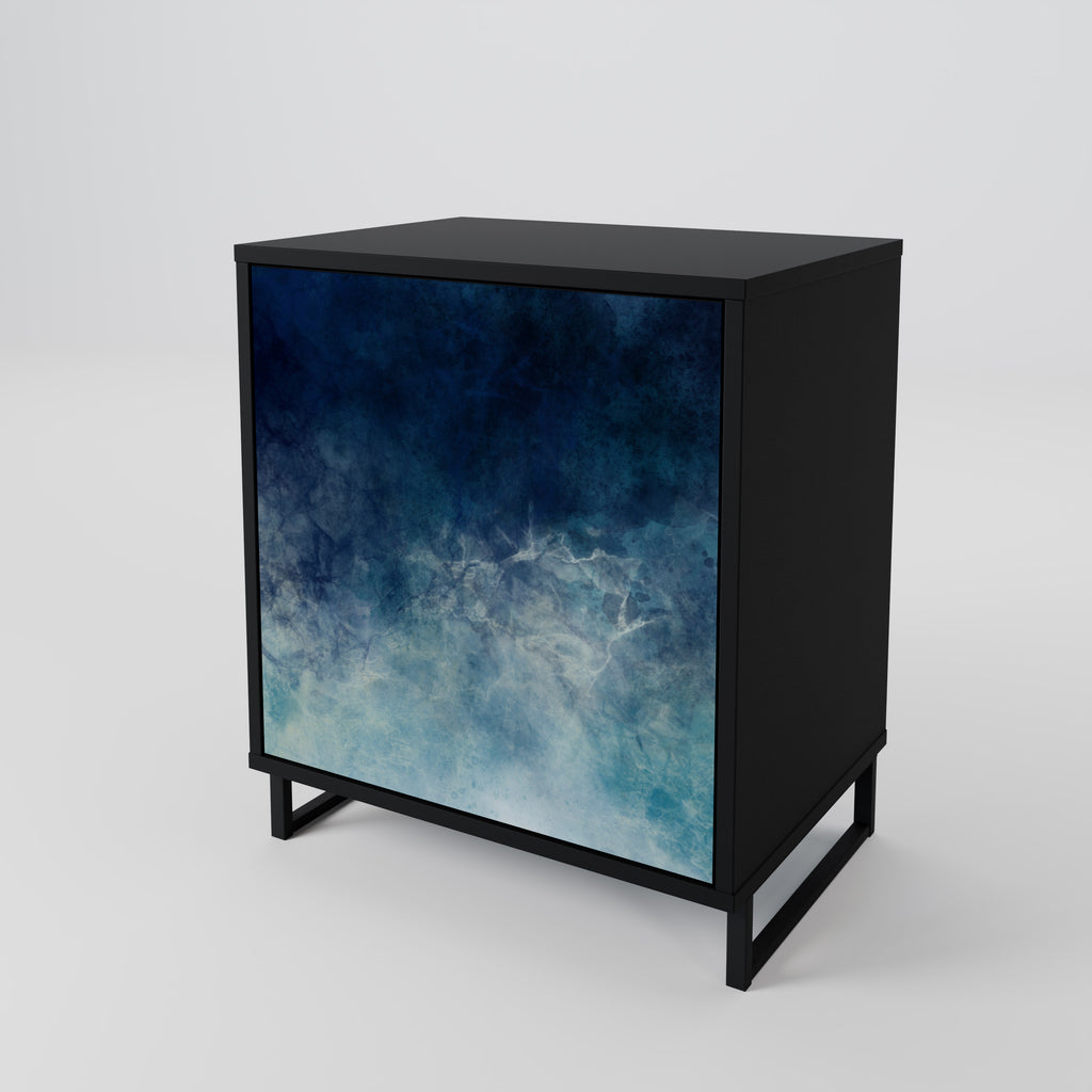 CELESTIAL FALL Sideboard mit 1 Tür in Schwarz