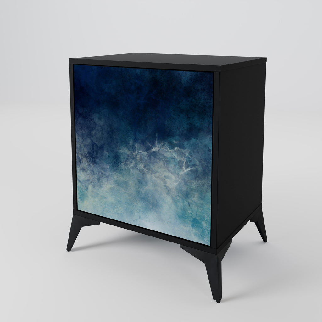 CELESTIAL FALL Sideboard mit 1 Tür in Schwarz