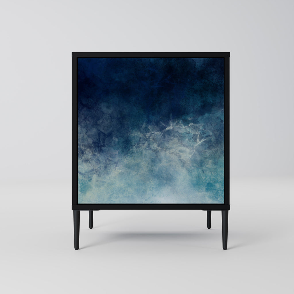 CELESTIAL FALL Sideboard mit 1 Tür in Schwarz