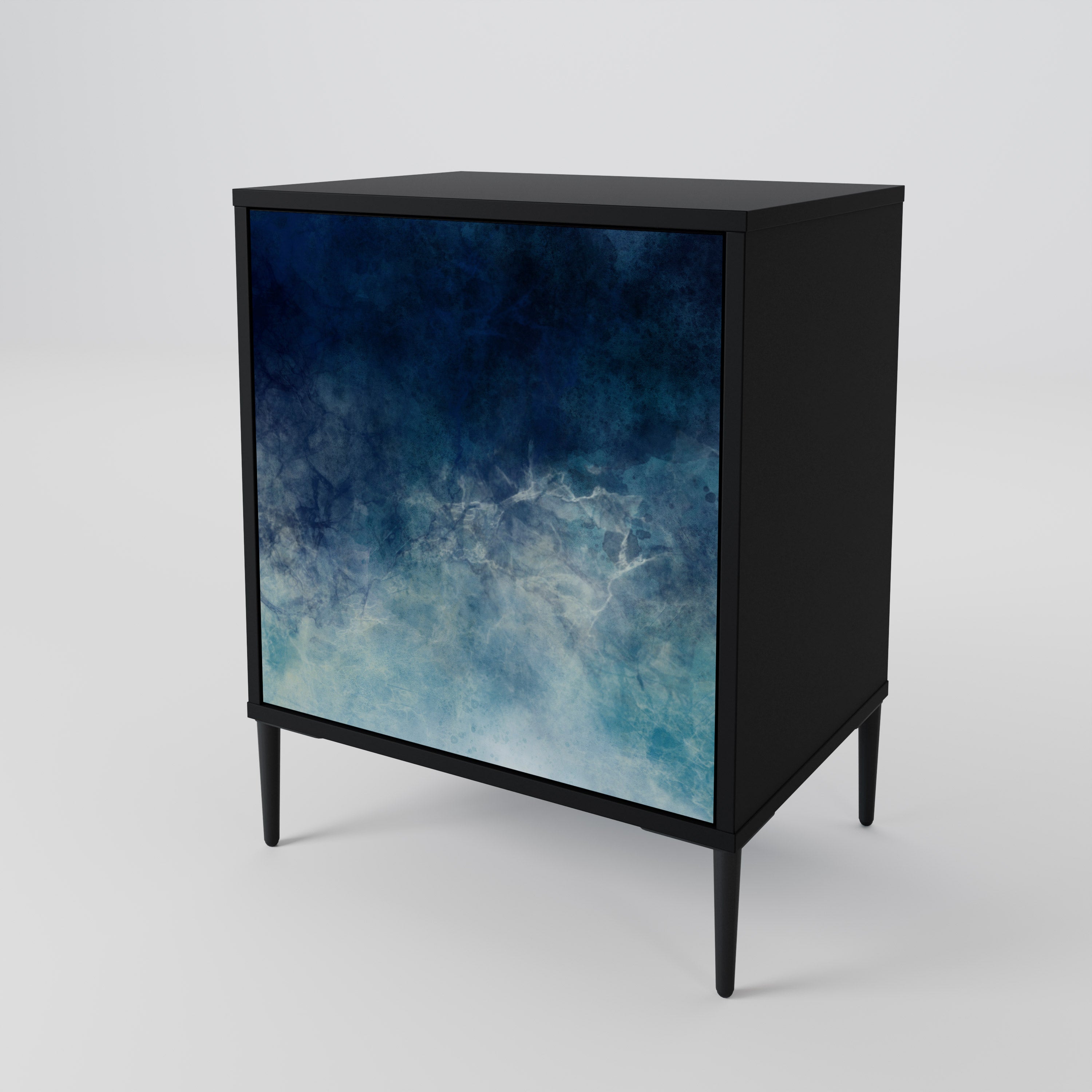 CELESTIAL FALL Sideboard mit 1 Tür in Schwarz