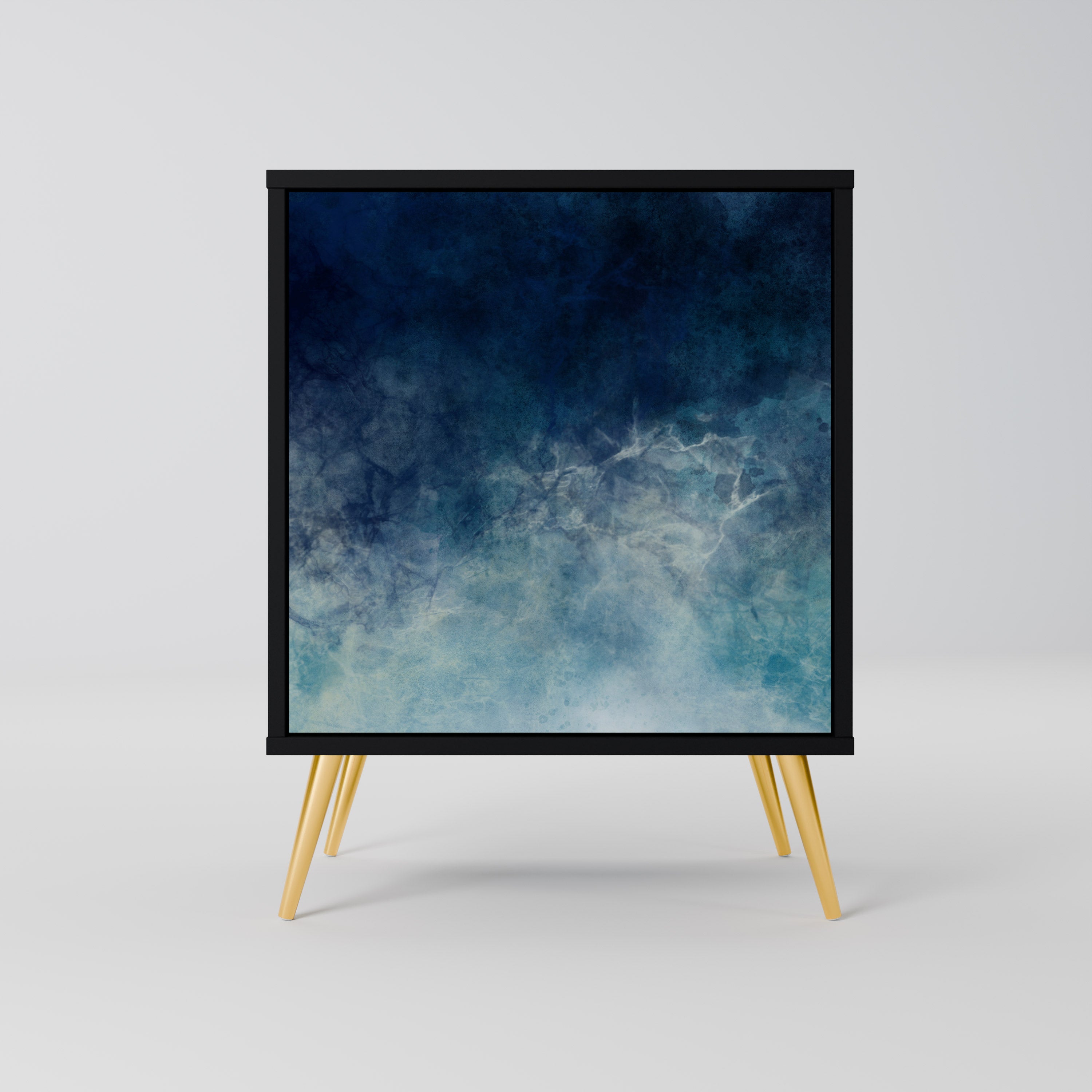 CELESTIAL FALL Sideboard mit 1 Tür in Schwarz