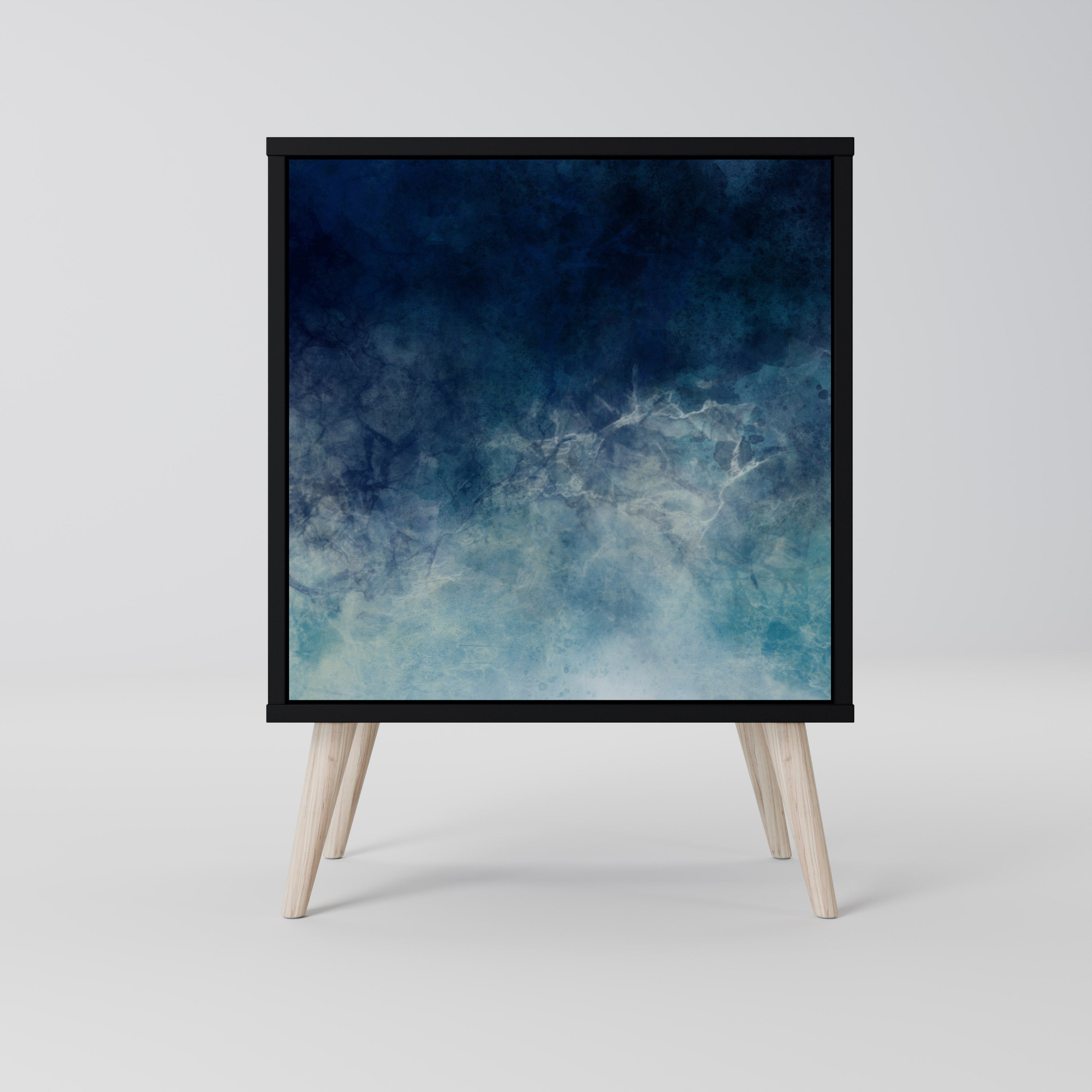 CELESTIAL FALL Sideboard mit 1 Tür in Schwarz