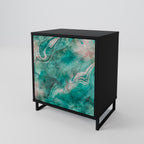 ABSTRACT ALCHEMY Sideboard mit 1 Tür in Schwarz