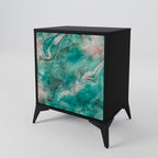 ABSTRACT ALCHEMY Sideboard mit 1 Tür in Schwarz