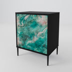ABSTRACT ALCHEMY Sideboard mit 1 Tür in Schwarz