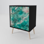 ABSTRACT ALCHEMY Sideboard mit 1 Tür in Schwarz