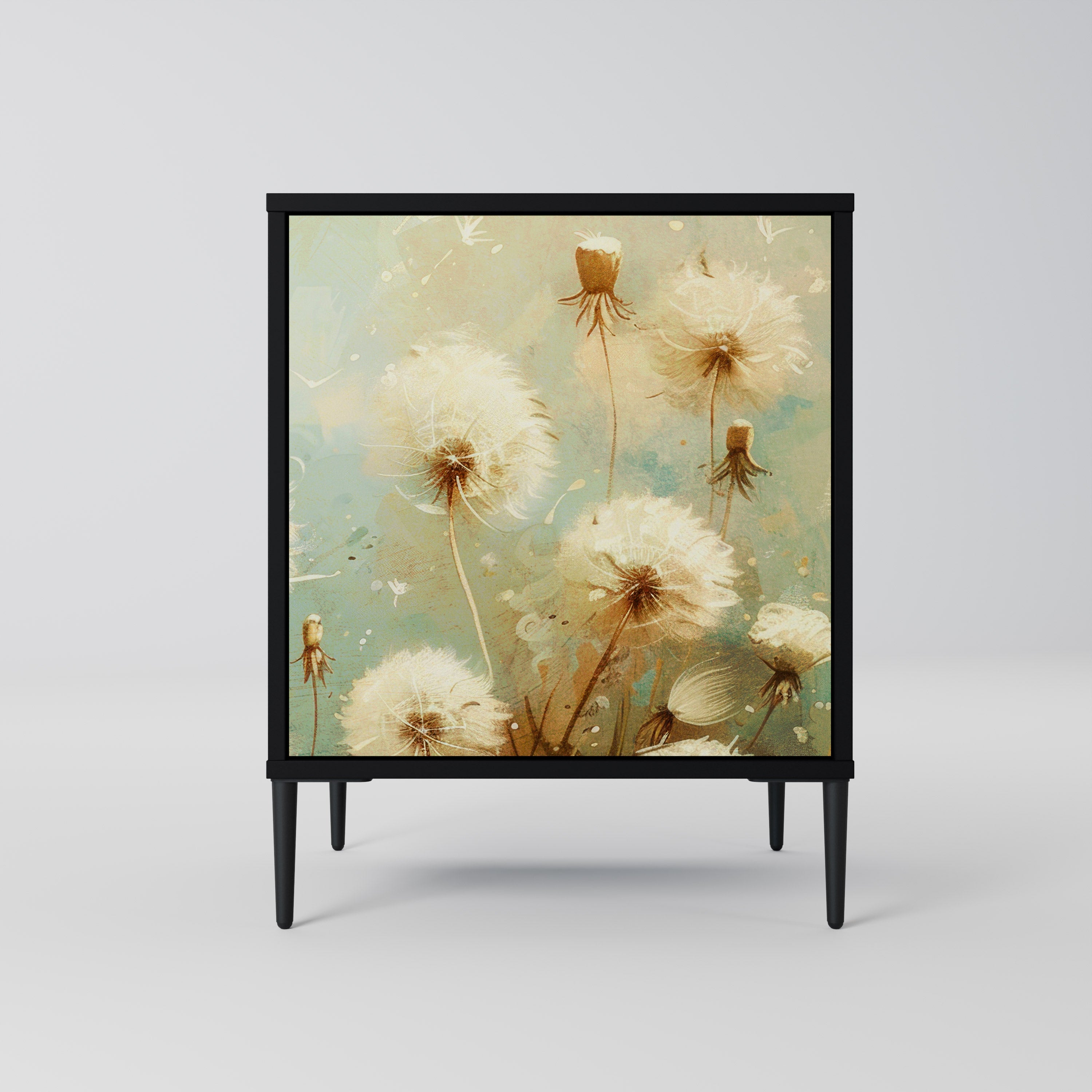 DREAMY MEADOW Sideboard mit 1 Tür in Schwarz